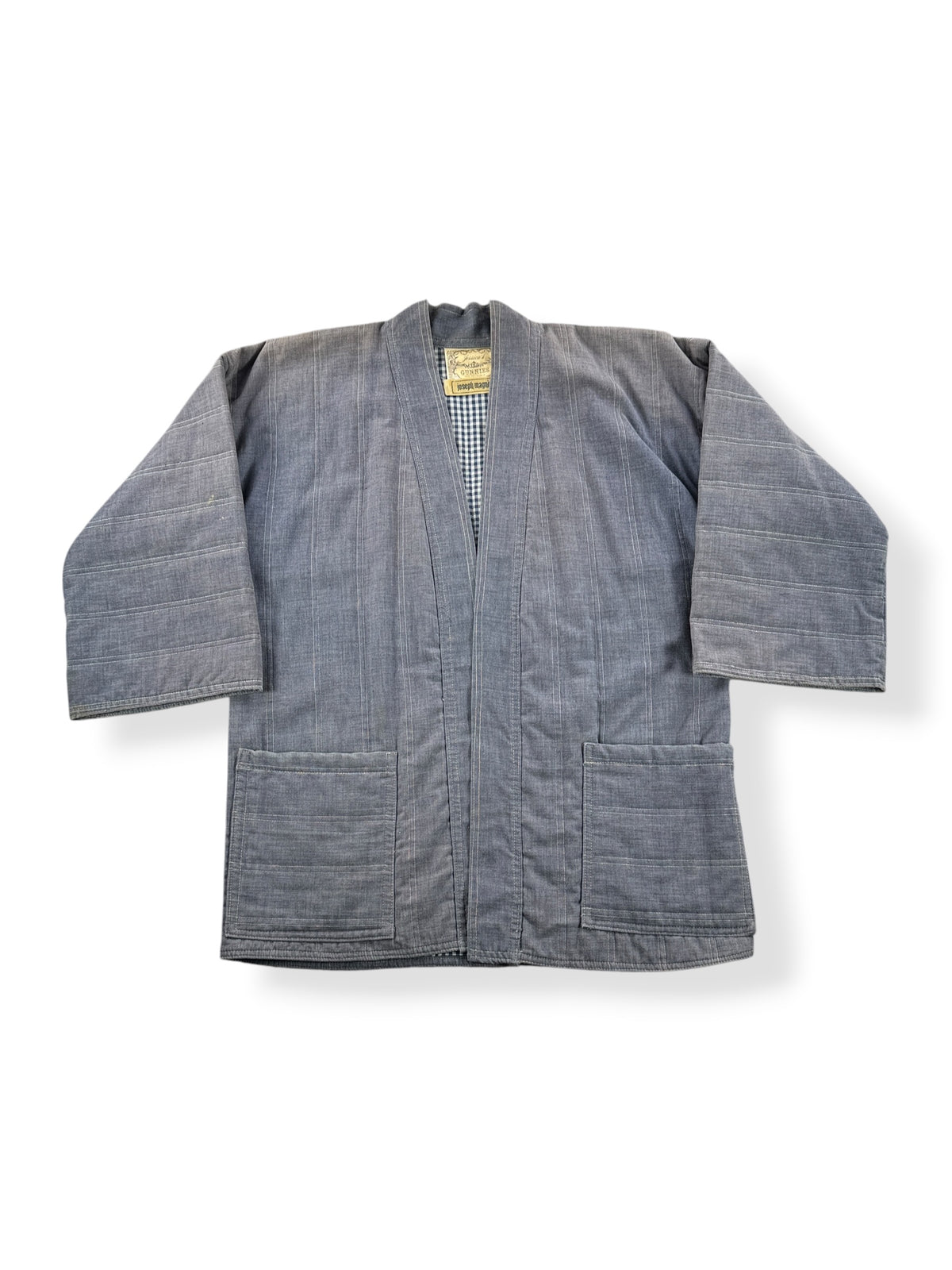 Front of Vintage 70s Gunnies Magnin Japanese Style Jacket SZ M