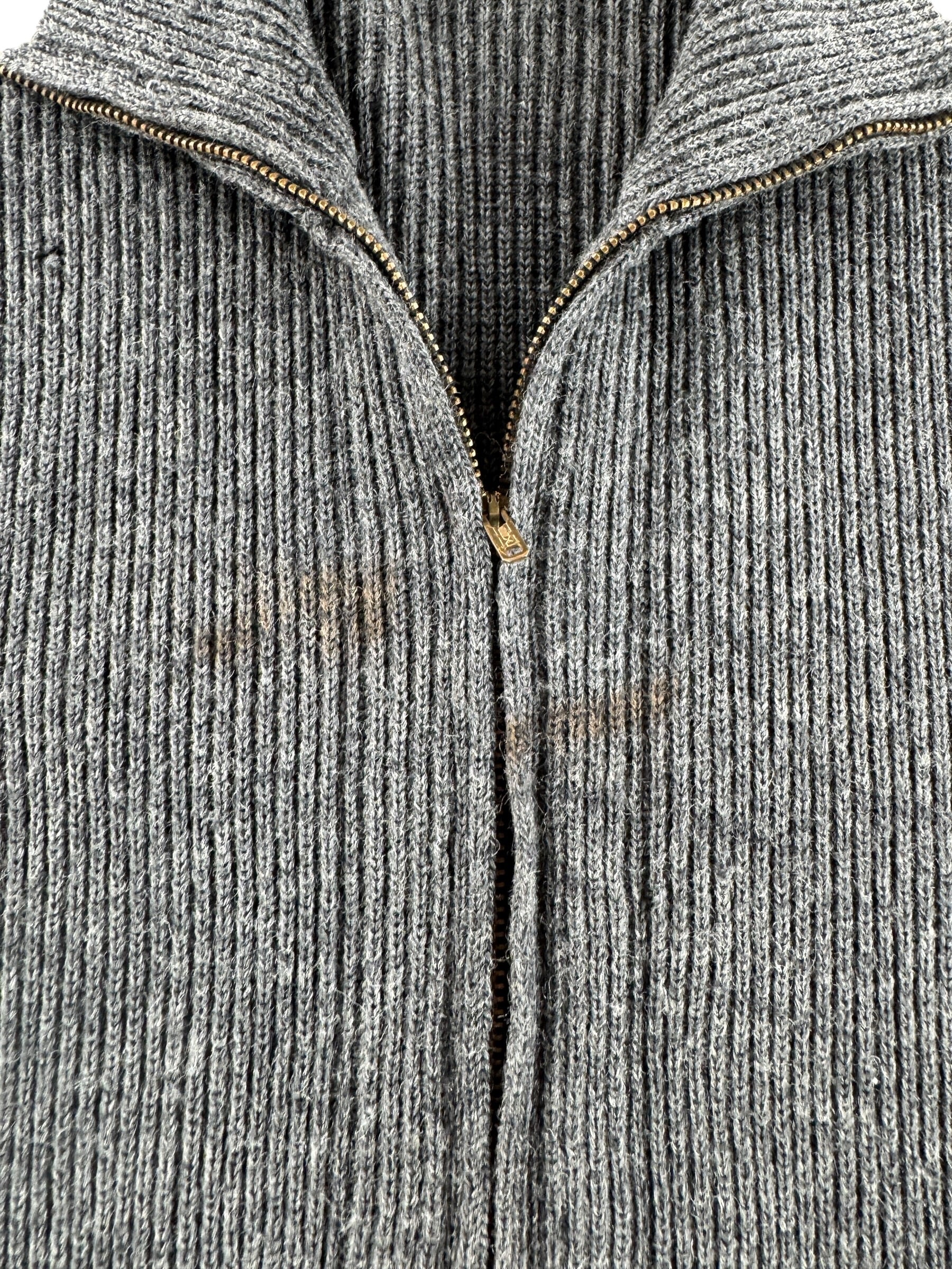 Stains on Vintage Avalanche Zip Up Cardigan SZ L (Fits M)