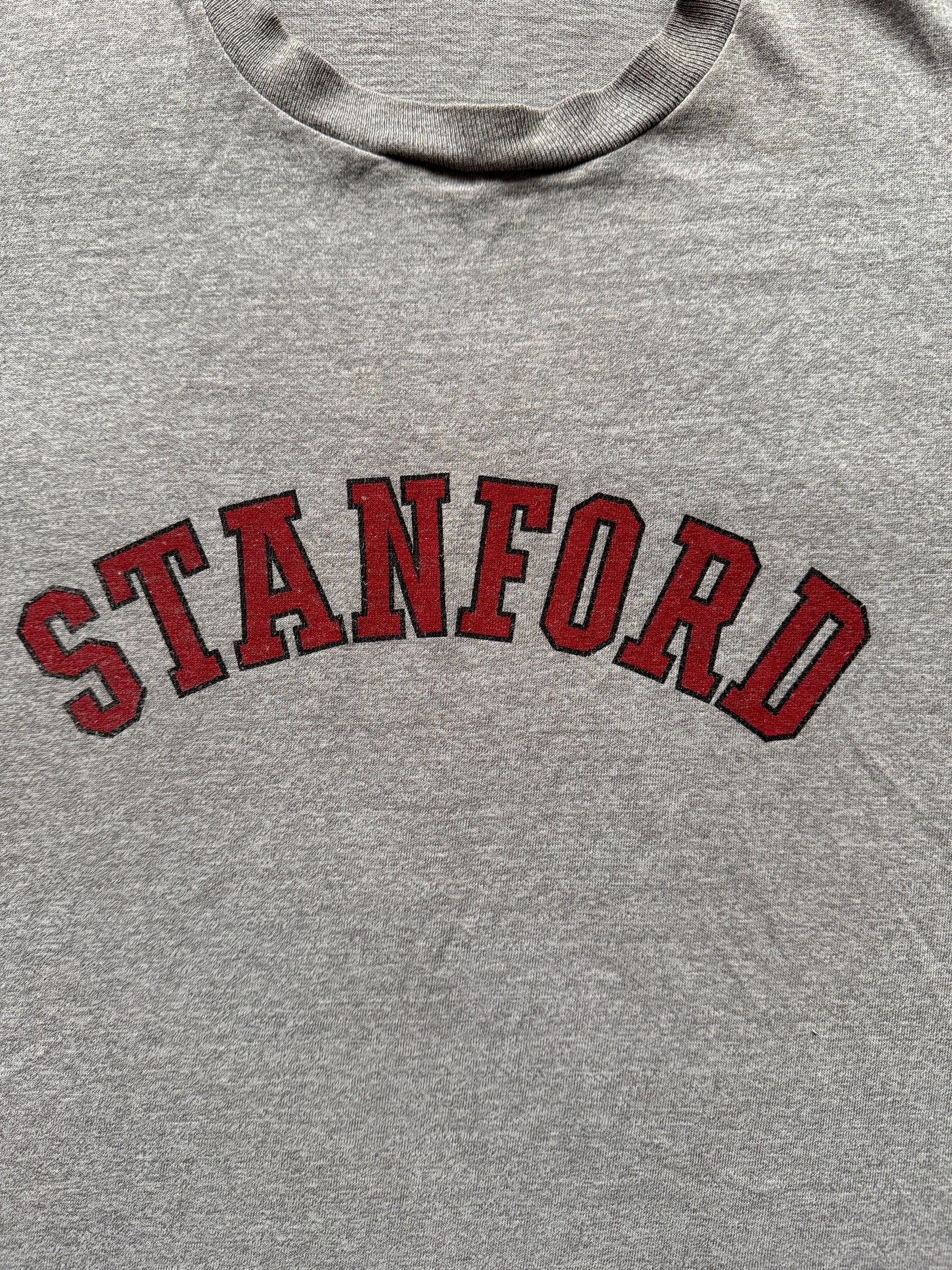 Graphic on Vintage Stanford University Tee SZ M