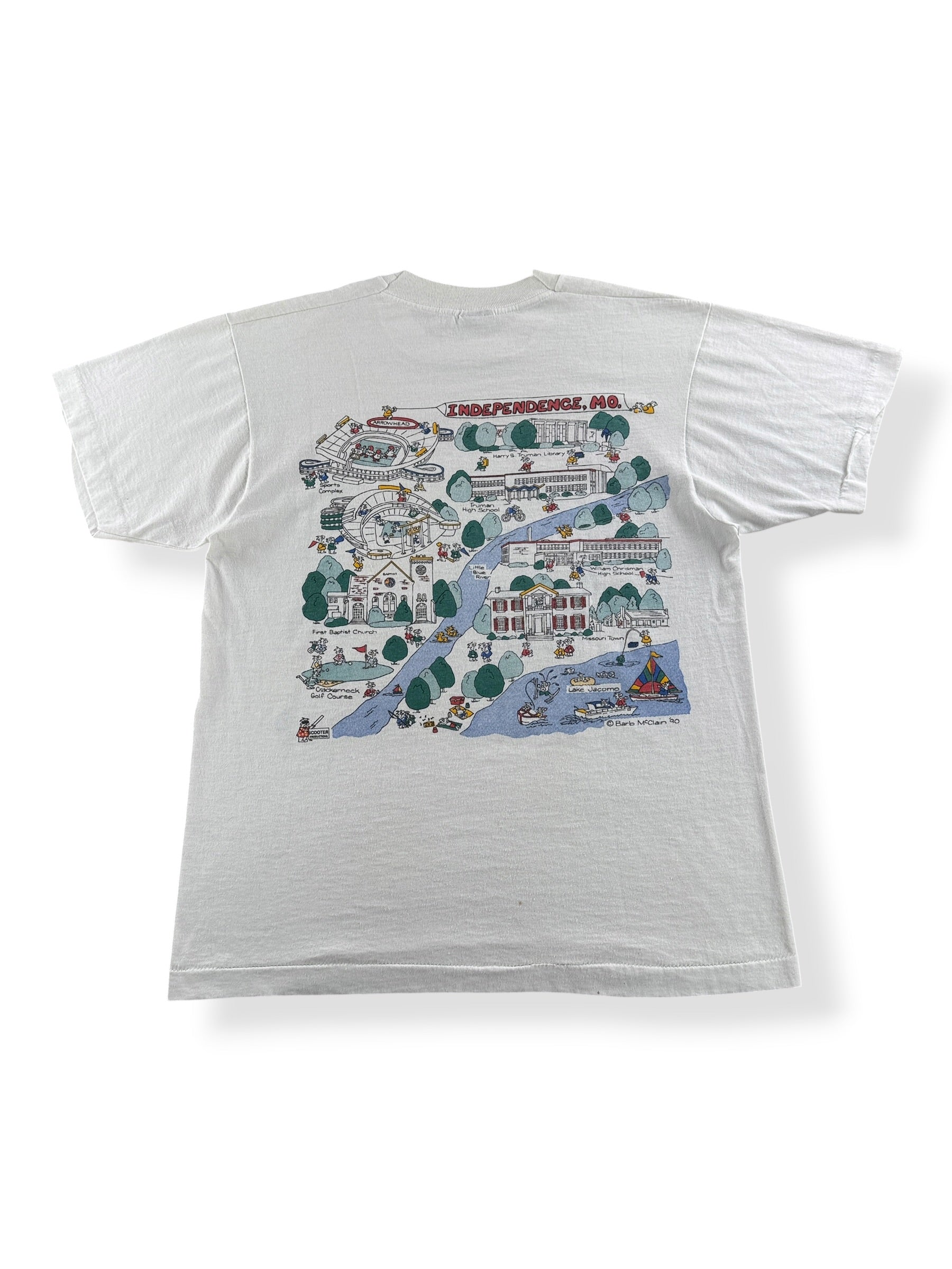 Back of Vintage Independence Missouri Tee SZ L (Fits M)