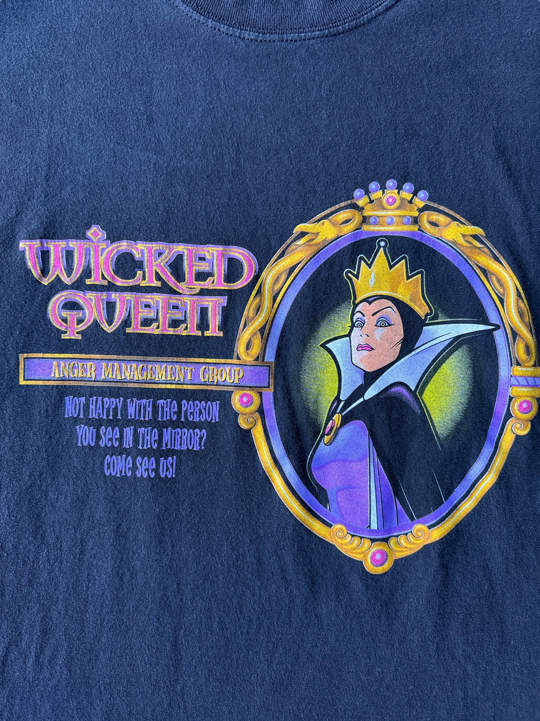 Front Graphic of Disney Wicked Queen Tee SZ L