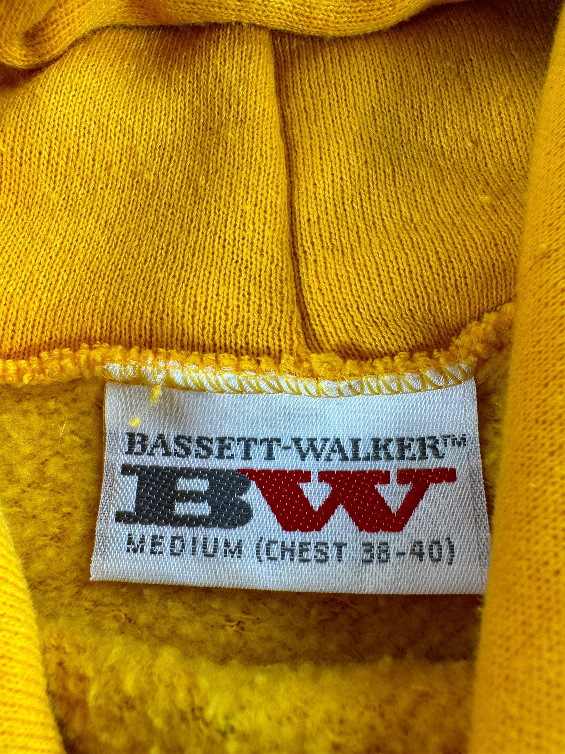 Tag on Vintage Yellow Commanders Hoodie SZ M
