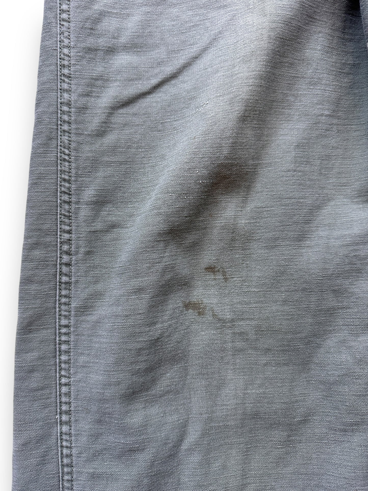 small stain on right leg of Vintage Vietnam Era Cotton Sateen OG-107's W32