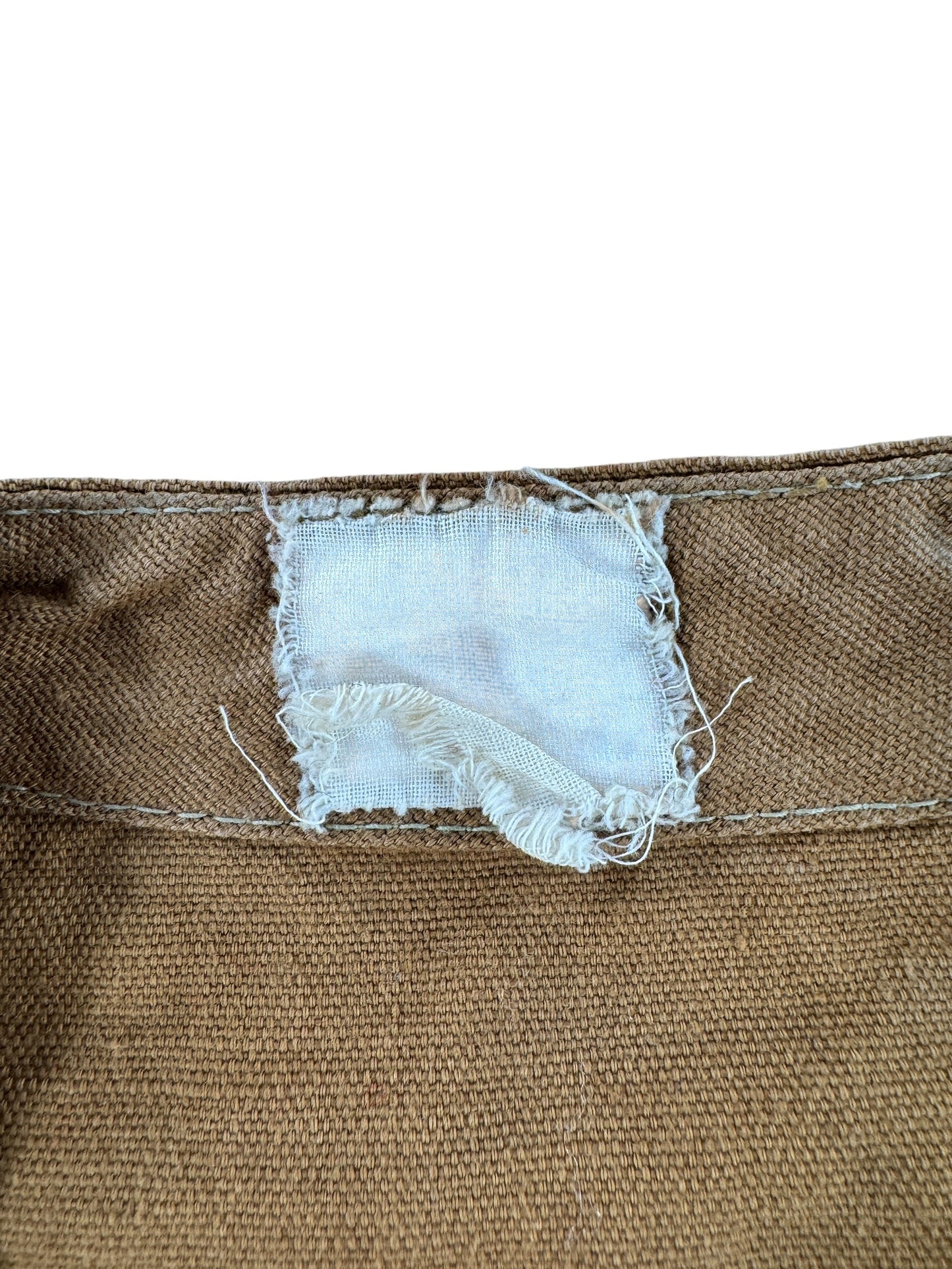 Label on Vintage Hunting Vest SZ M