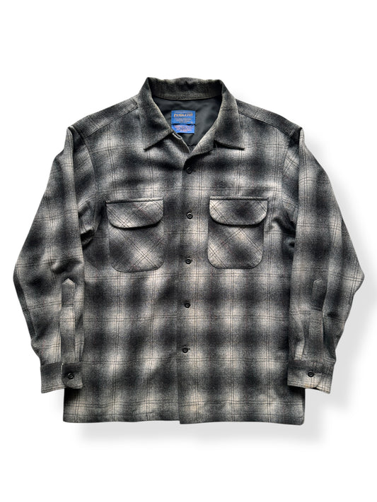 Front of 2000s Pendy Shadow Plaid Board Shirt SZ M