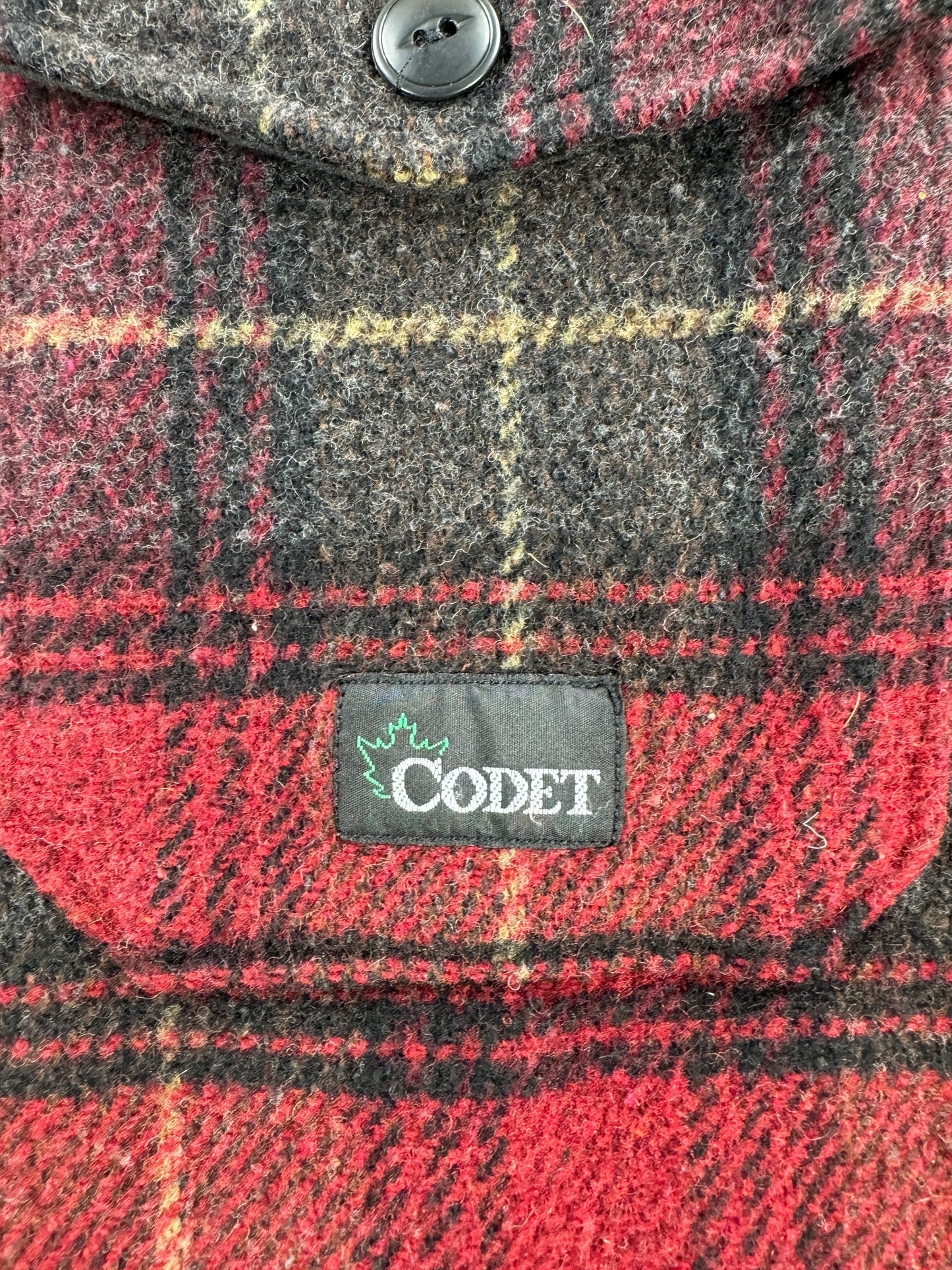Label on Vintage Codet Wool Jacket SZ XL