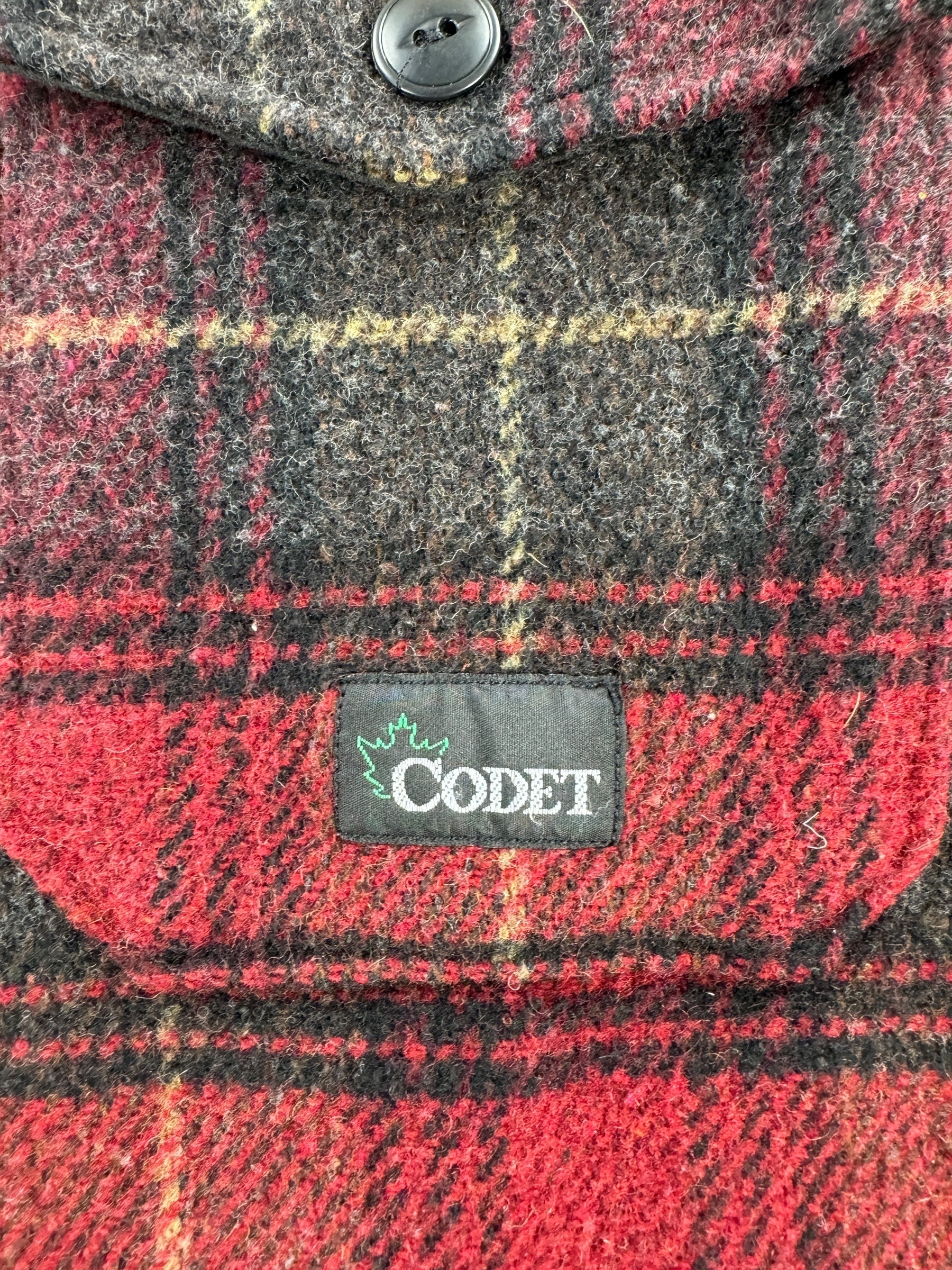 Label on Vintage Codet Wool Jacket SZ XL