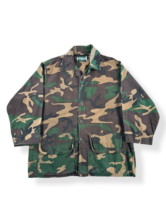 Front of Vintage SafeTBak Camo Chore SZ XL