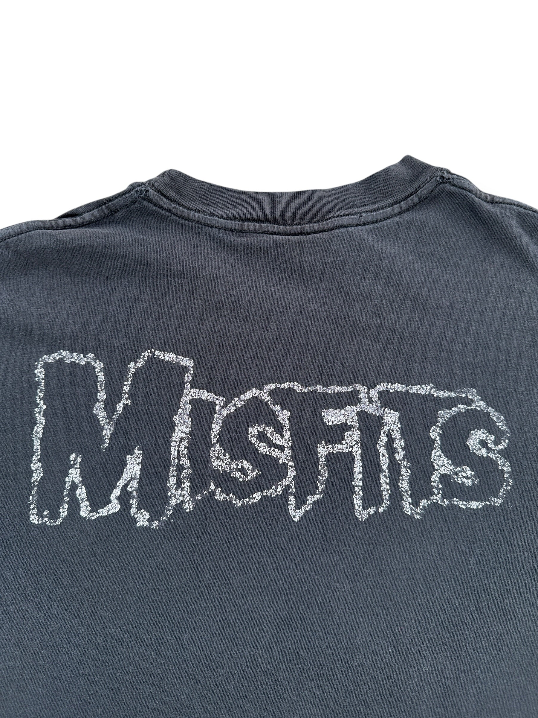Back Graphic of Vintage 2001 Misfits Tee SZ M