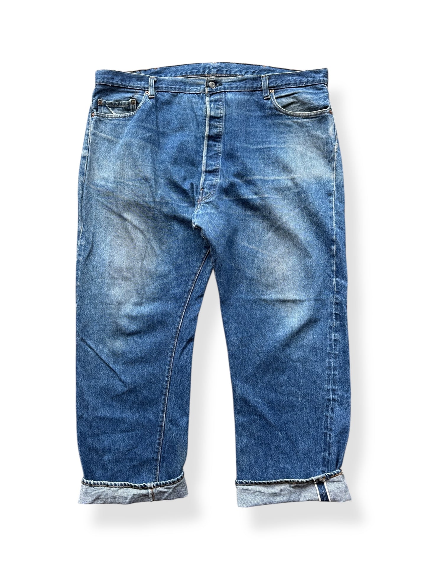 Front of Vintage Levis Redline Jeans W44