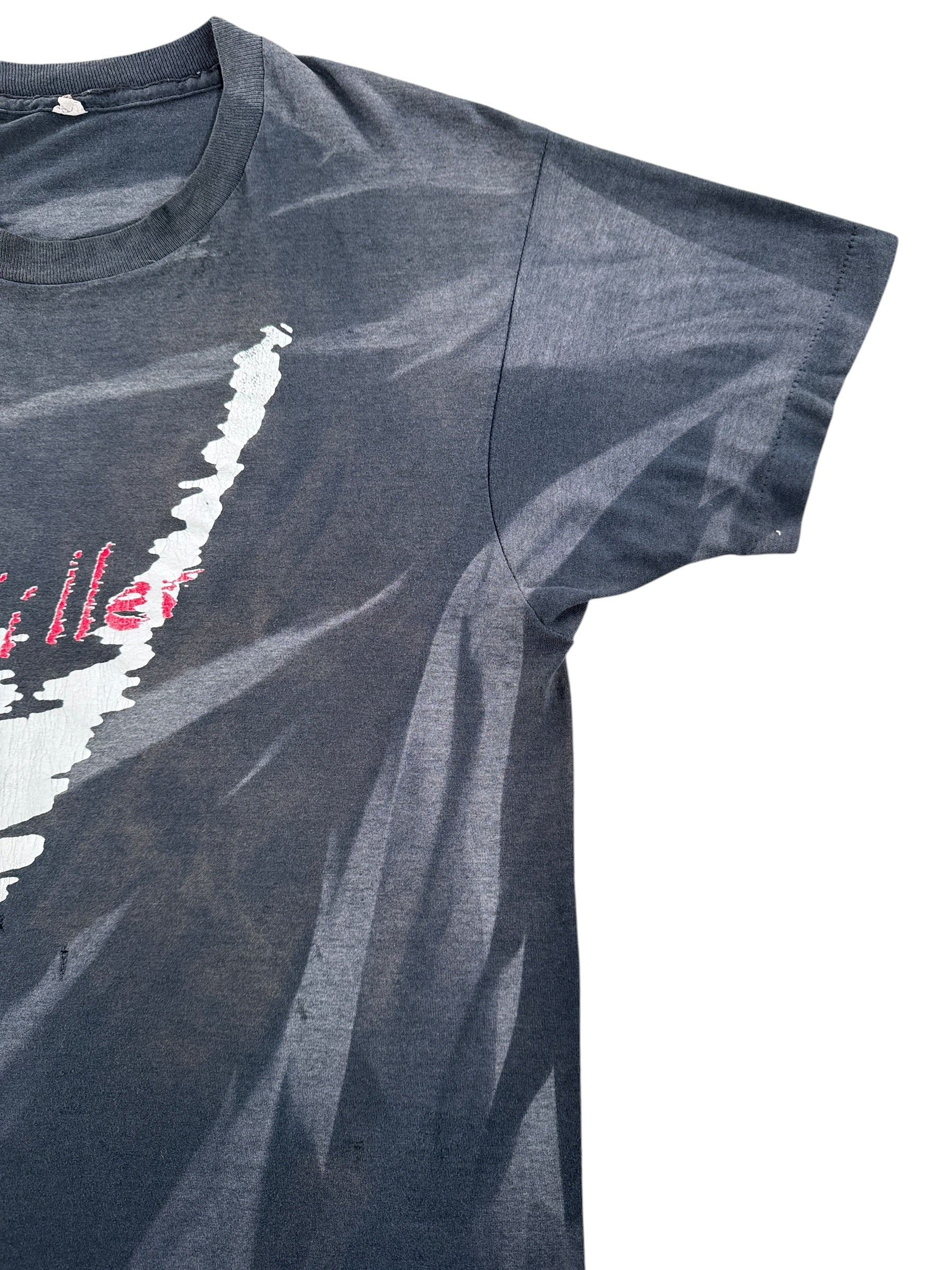Fading on Vintage Lonnie Mack Killer V Tee SZ L