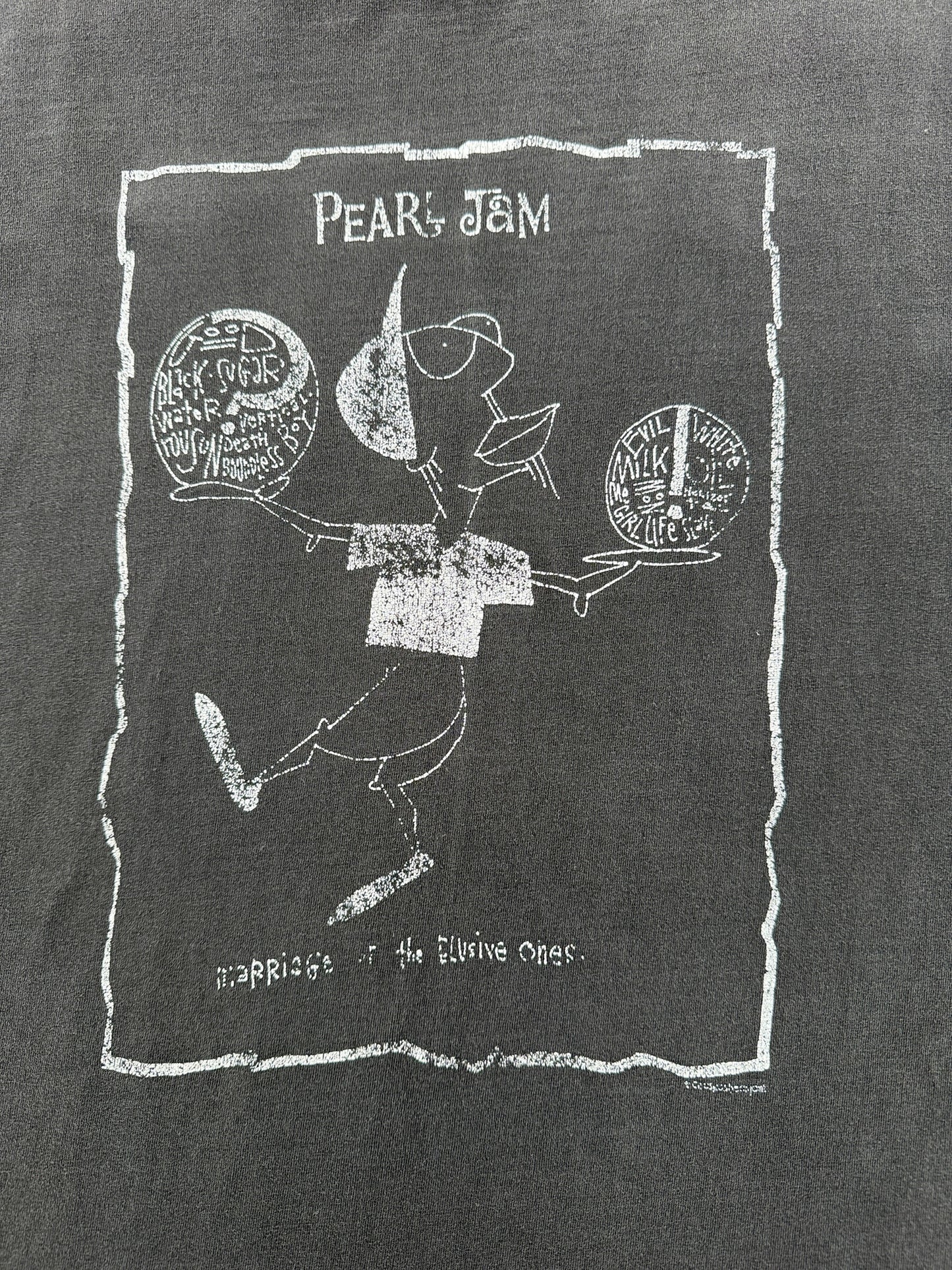 Graphic of Vintage Faded Pearl Jam Boundless Tee SZ XL (Fits L)