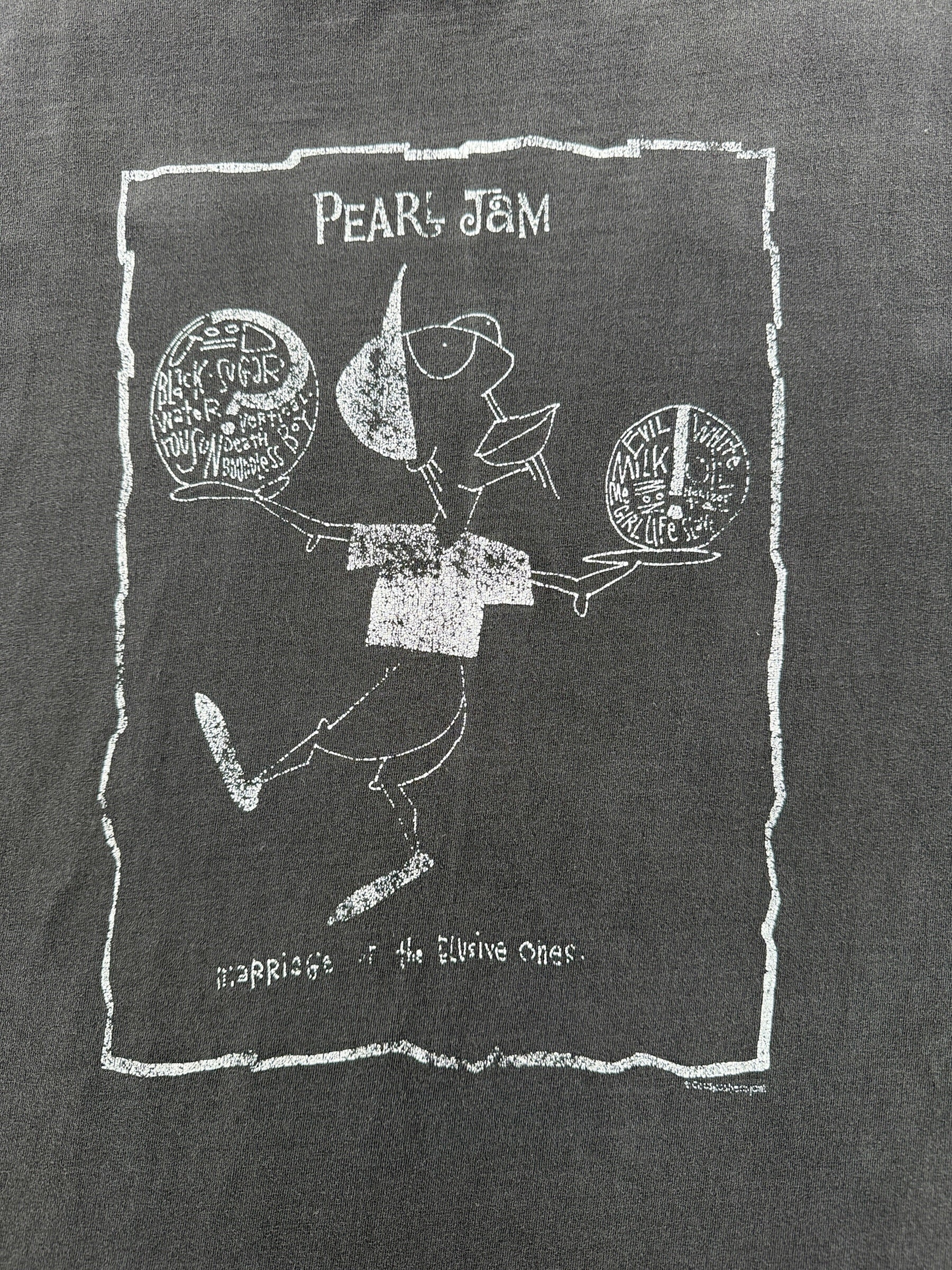 Graphic of Vintage Faded Pearl Jam Boundless Tee SZ XL (Fits L)