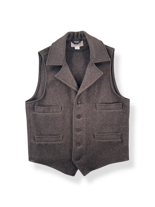 Front of Filson Mackinaw Western Vest SZ M
