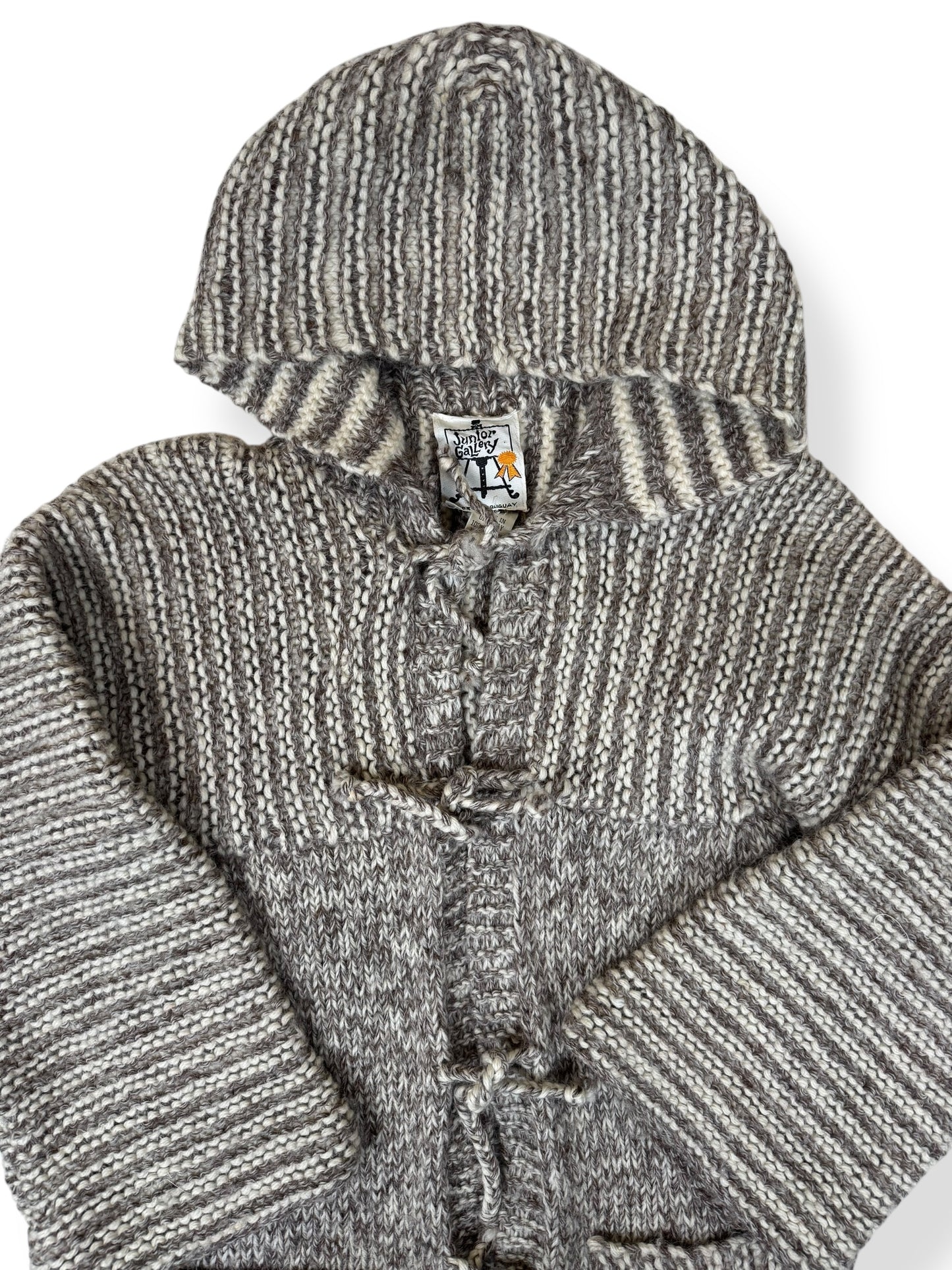 Front top of 1970s Jr Gallery Wool Long Cardigan M