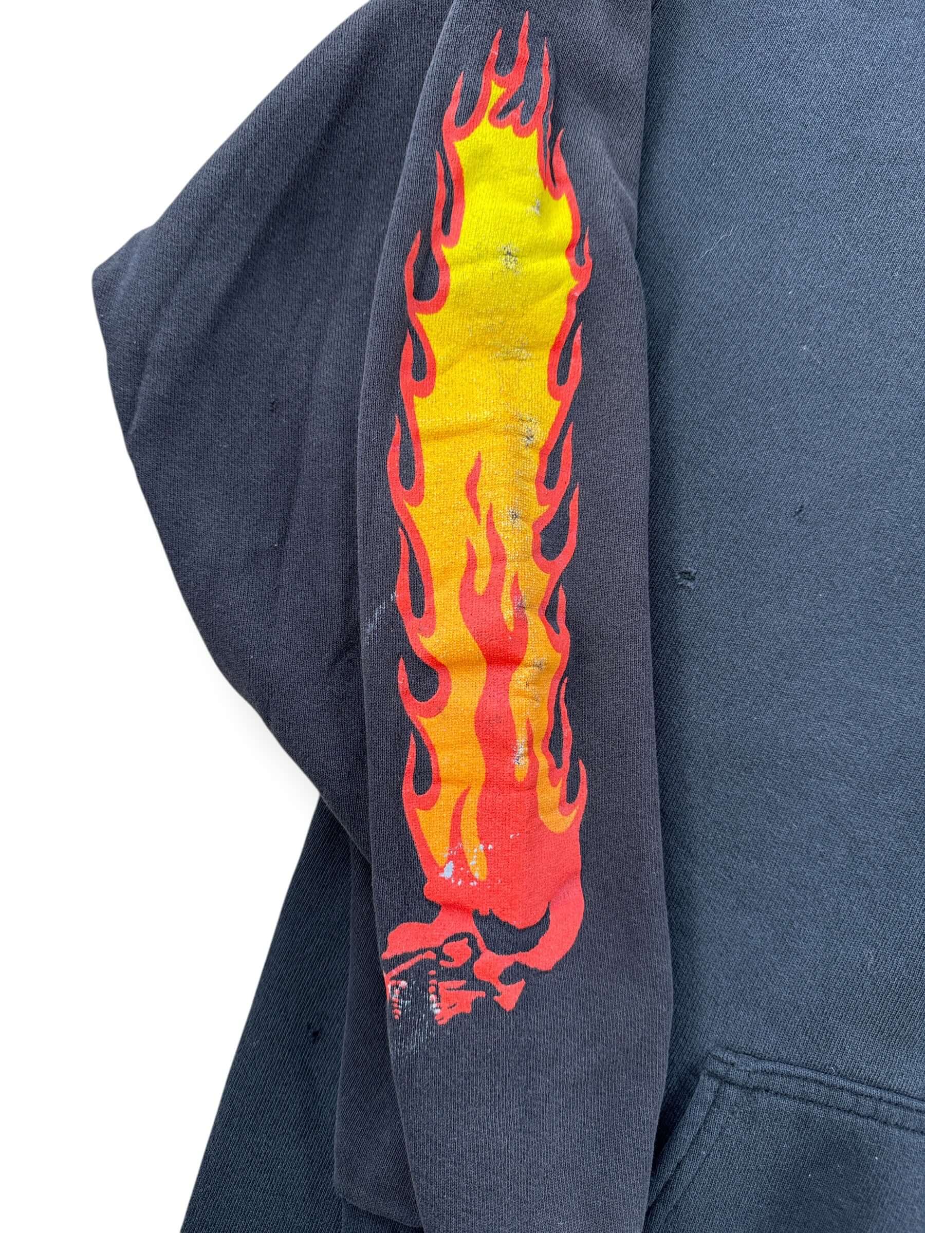 Sleeve graphic on Vintage 2002 Pantera Puff Print Hoodie SZ XL