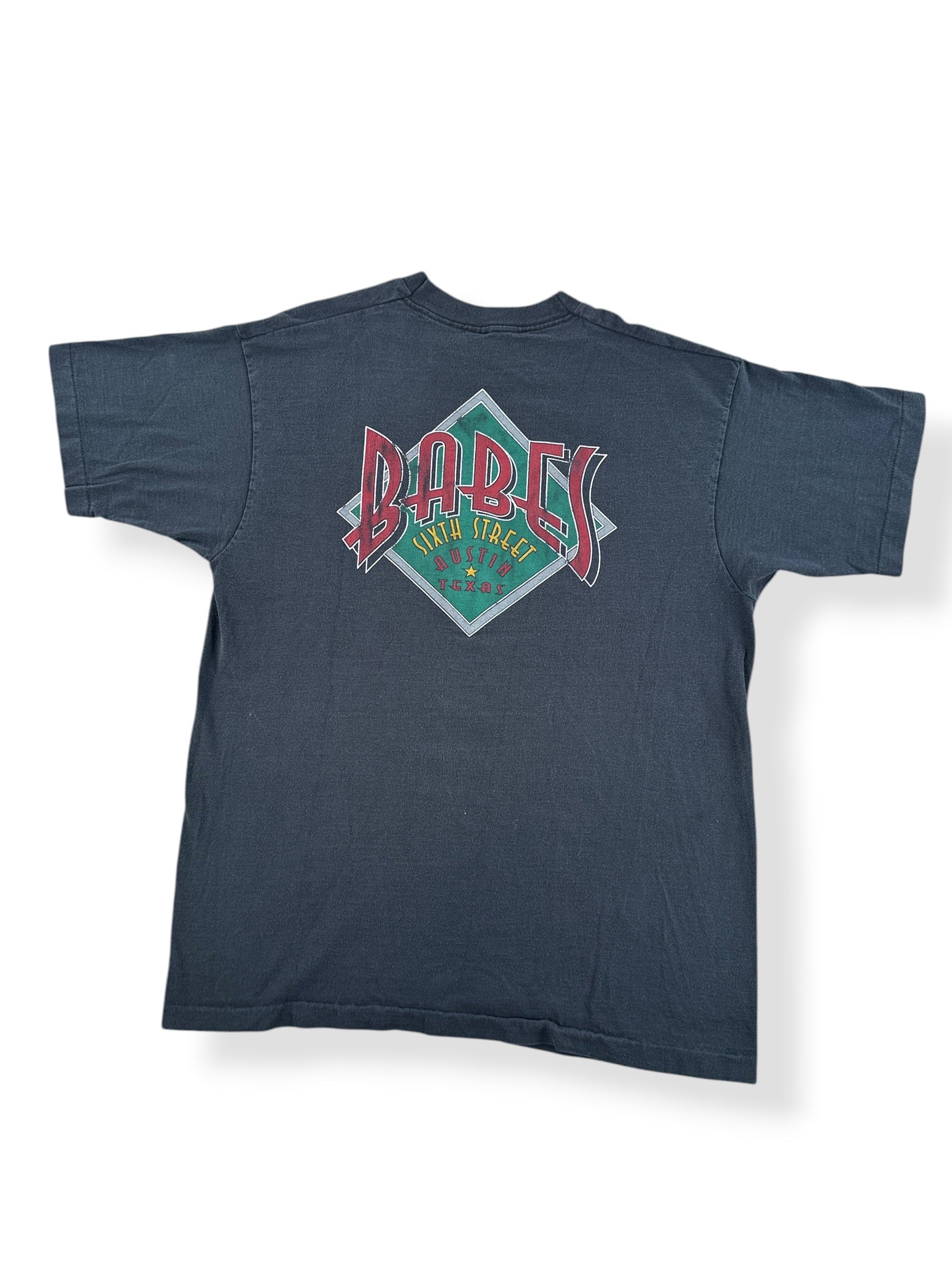 Back of Vintage 1991 Babes Austin Tee SZ XL (Fits L)