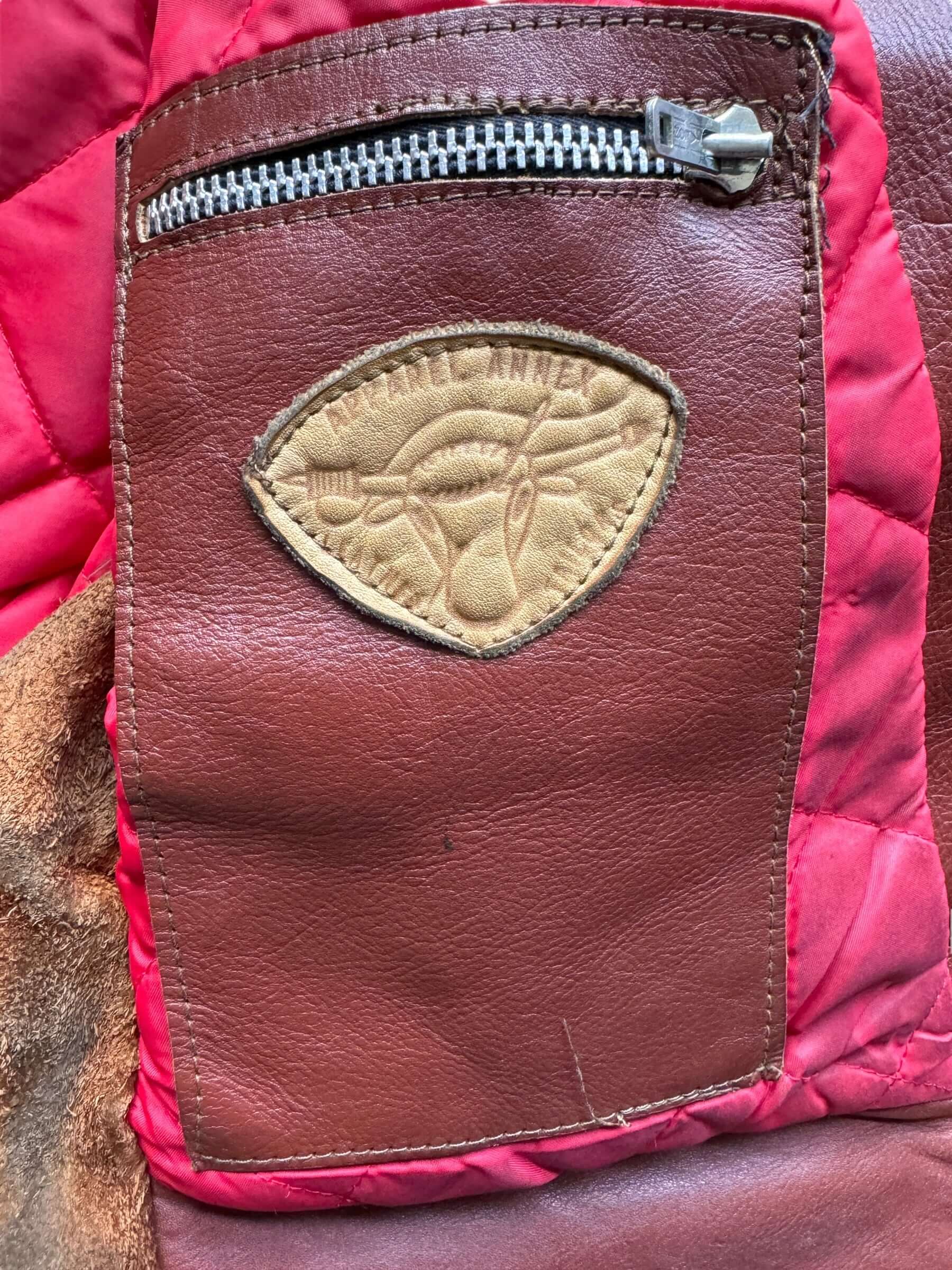 Apparel Annex Tag on Vintage Apparel Annex Leather Jacket SZ M