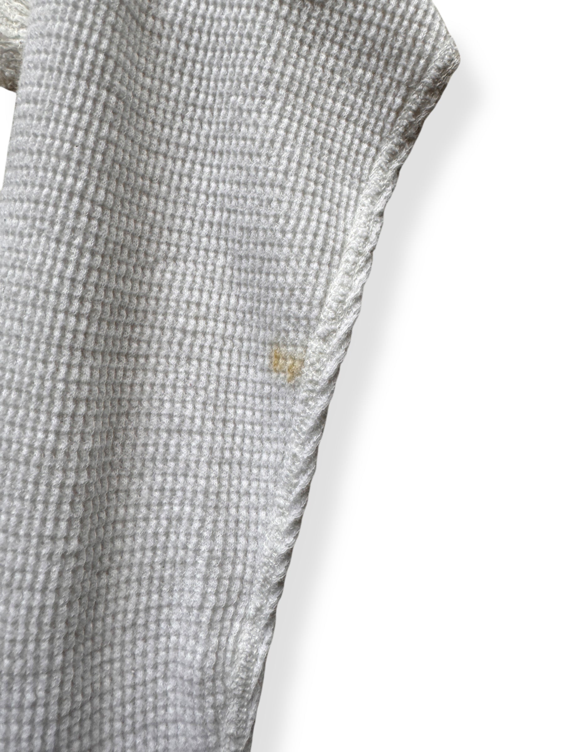 Stain on Vintage Sears 100% Cotton Thermal Top SZ L