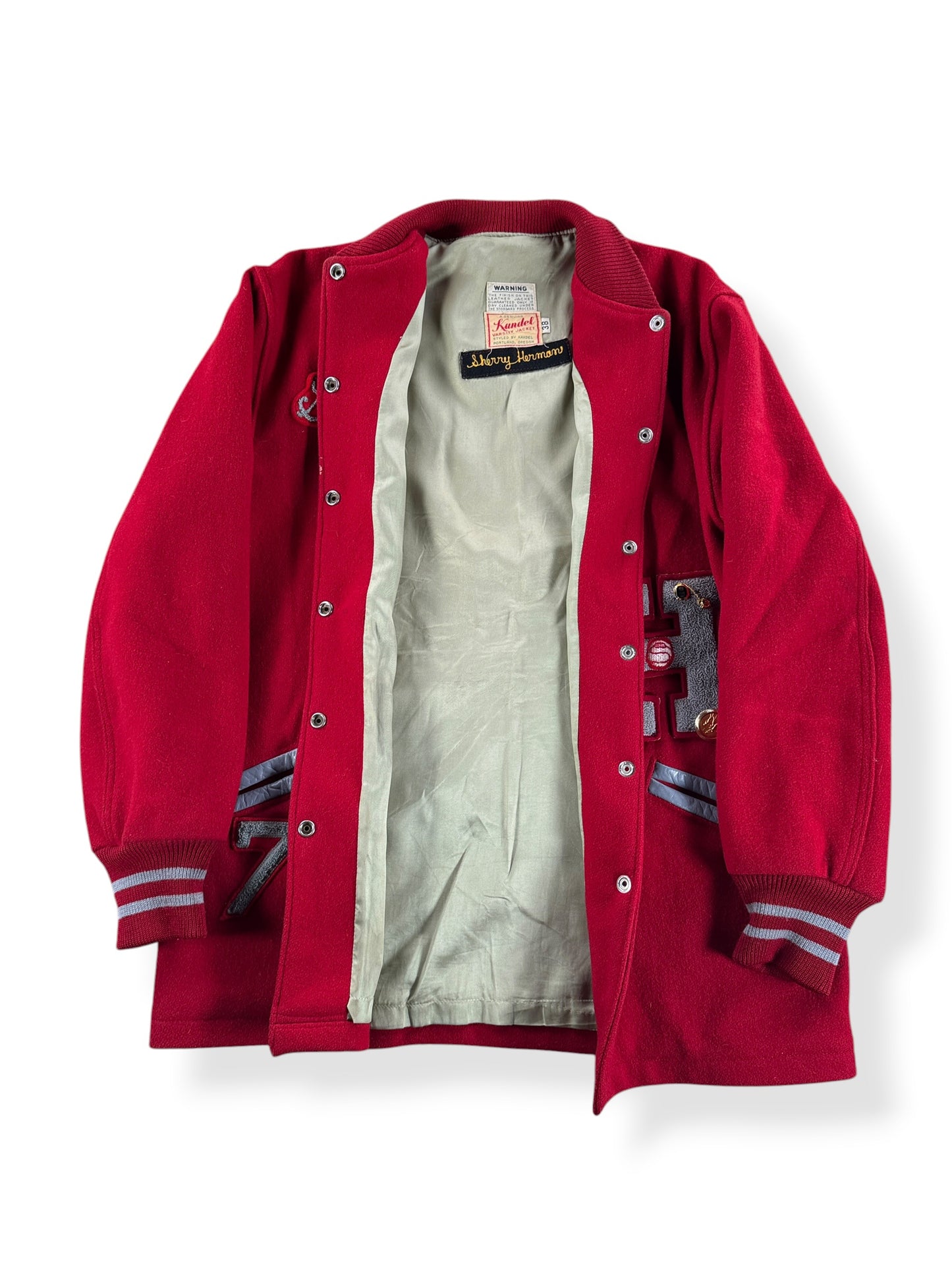 Vintage '75 Sherry Varsity Jacket SZ 38