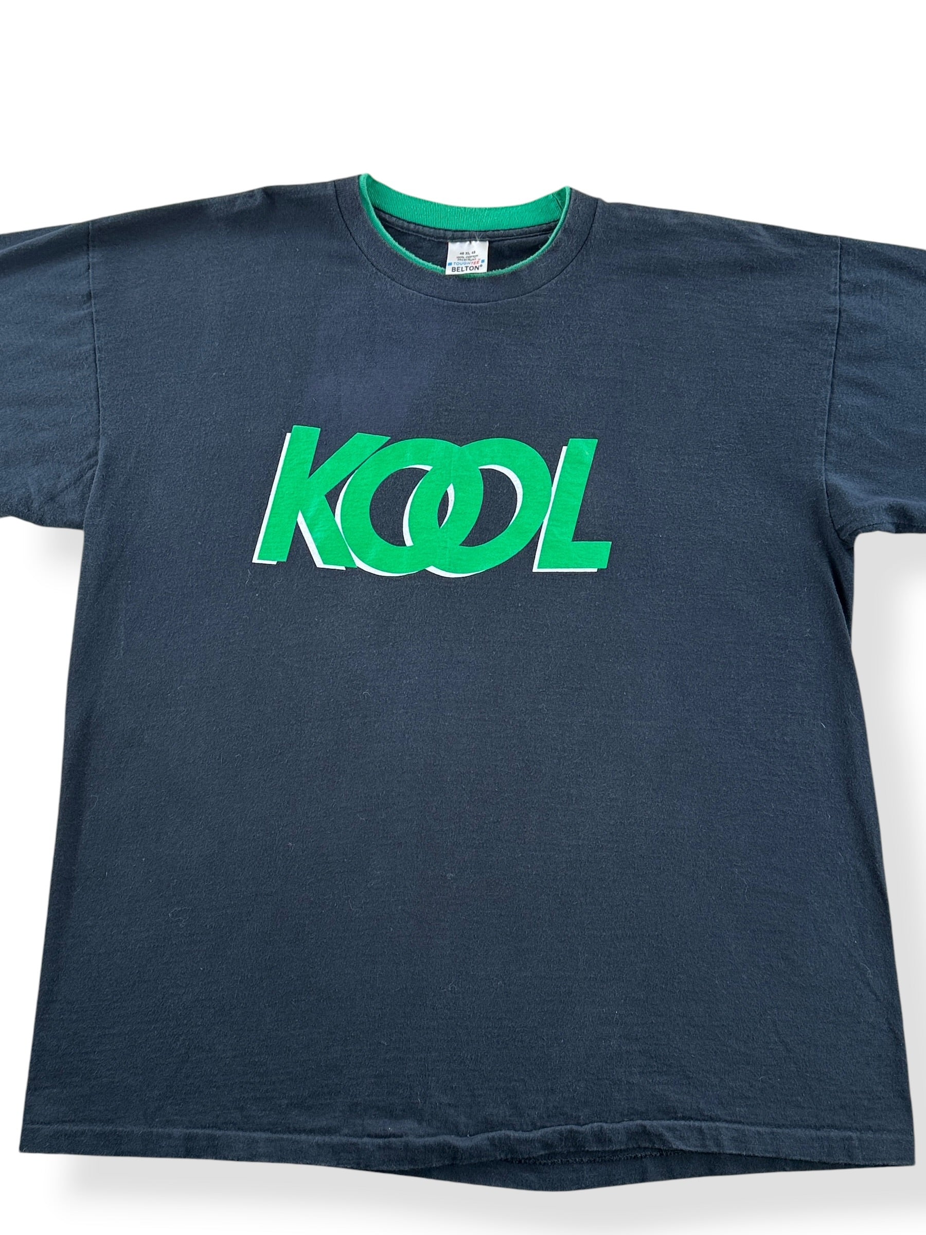 Front Close Up of Vintage Kool Cigarettes Tee SZ XL