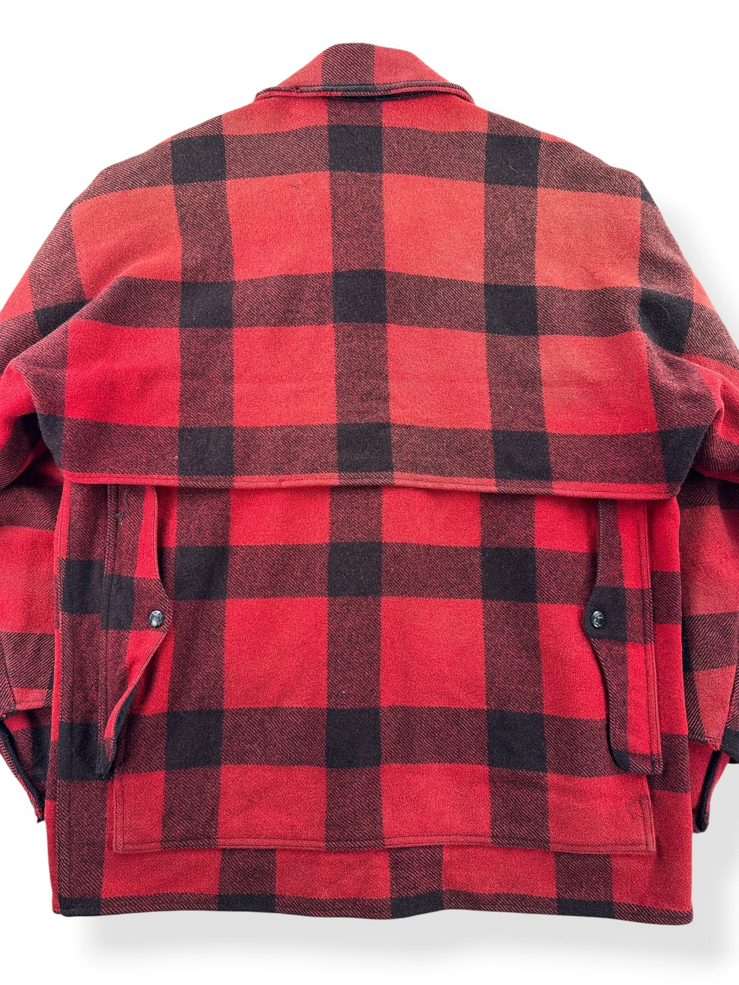 Close-up of the back of Vintage 80’s Filson Double Mackinaw SZ 44