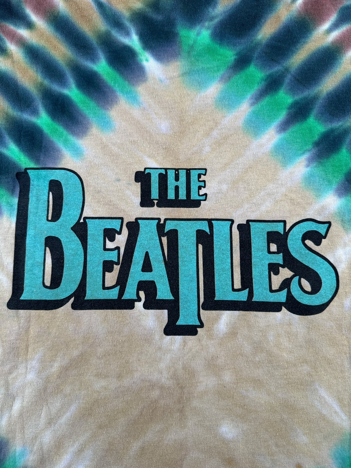 Back Graphic of Vintage 90s The Beatles Rubber Soul Long Sleeve Tee SZ XL
