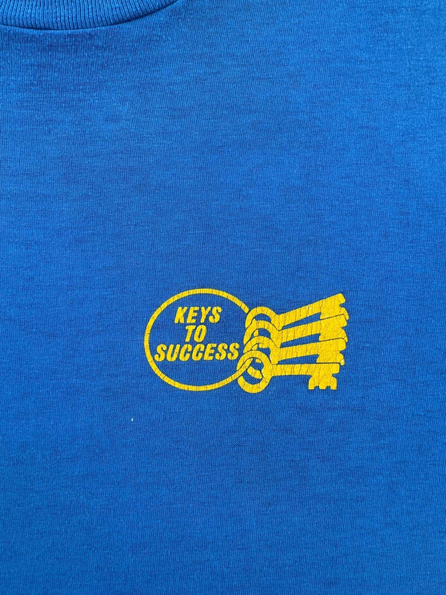 Graphic of Vintage Keys to Success Tee SZ M