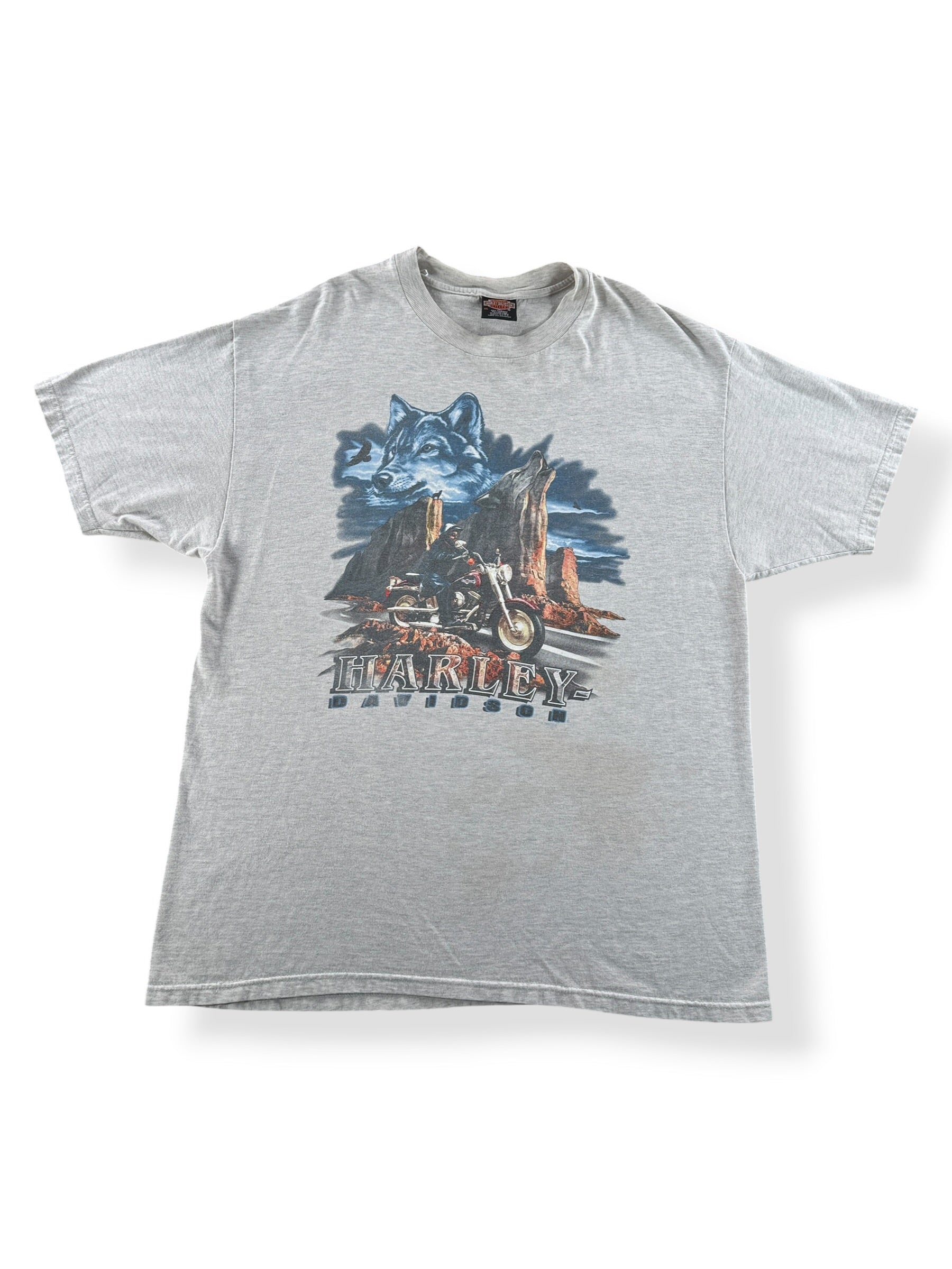 Front of Vintage Downtown Seattle Harley Davidson Tee SZ XL