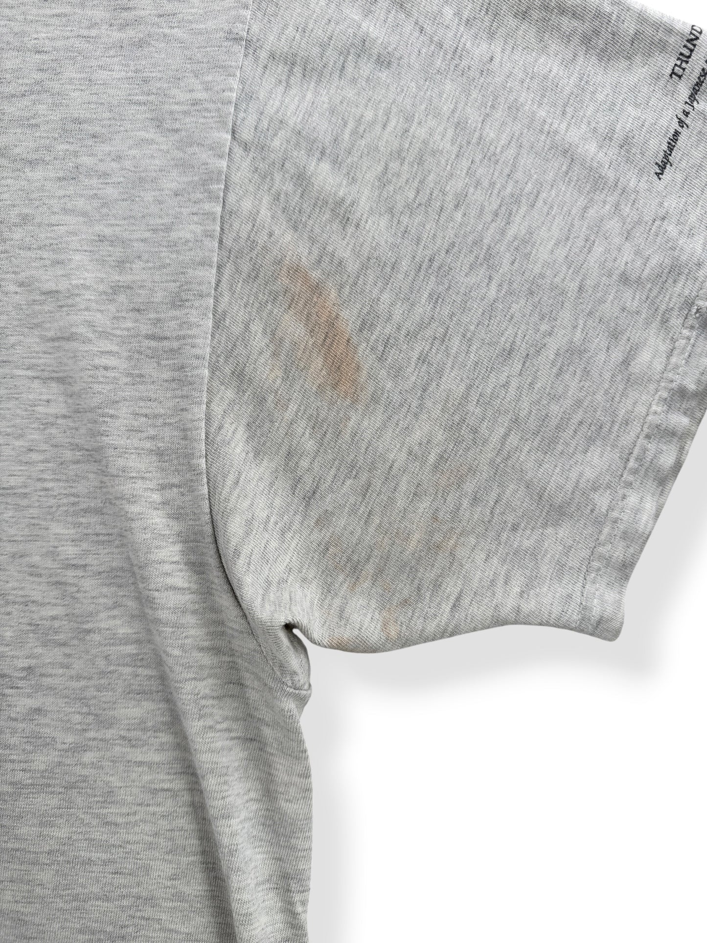Discoloration on Vintage Cropped 90s Thunder God Freer Gallery of Art Tee SZ XL