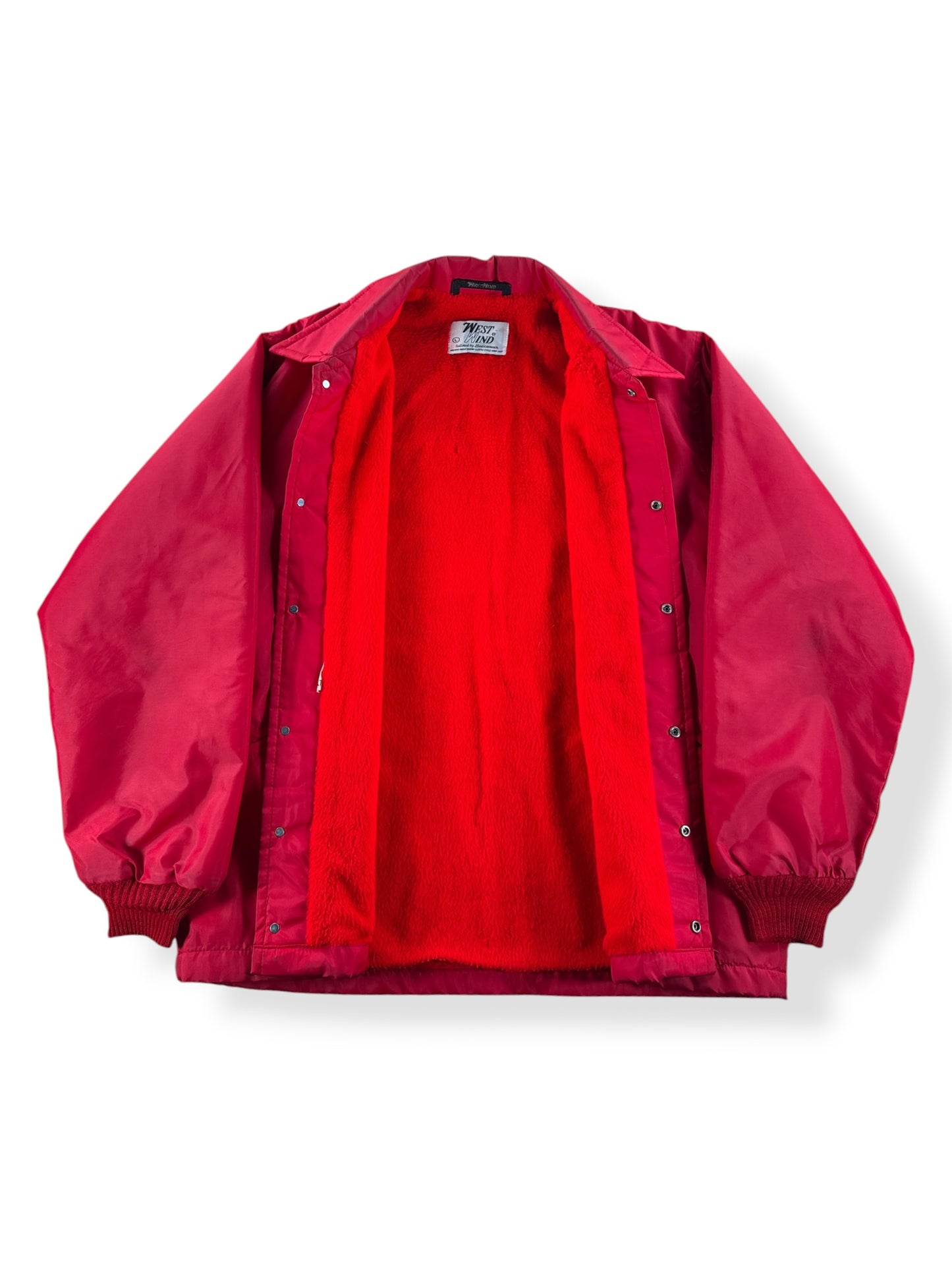 Inside of Vintage Totem Yacht Club Tacoma WA Jacket SZ L