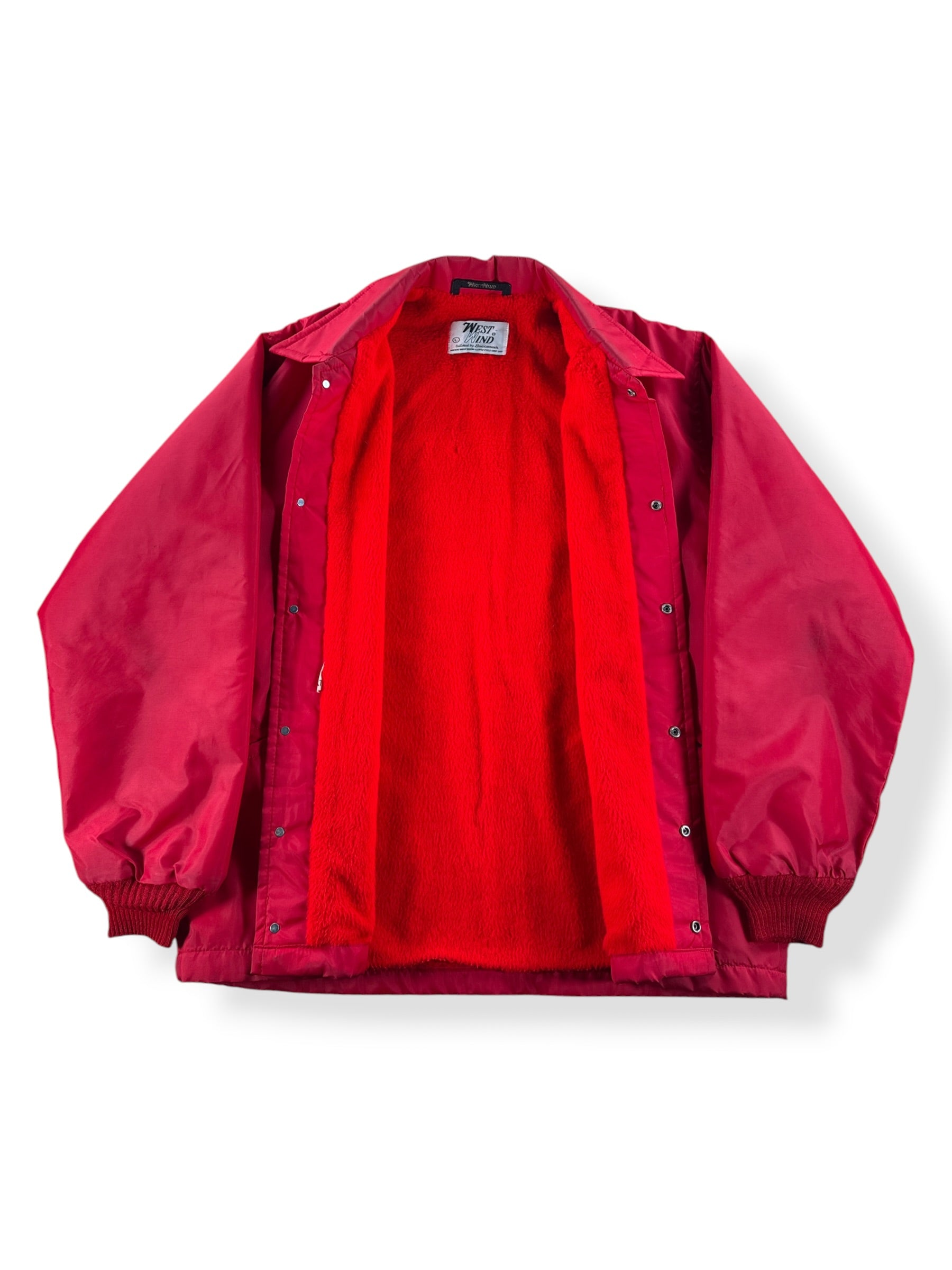 Inside of Vintage Totem Yacht Club Tacoma WA Jacket SZ L