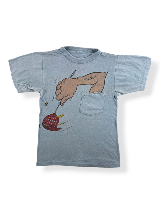 Front of Vintage Novelty Mother Pocket Tee SZ XXS