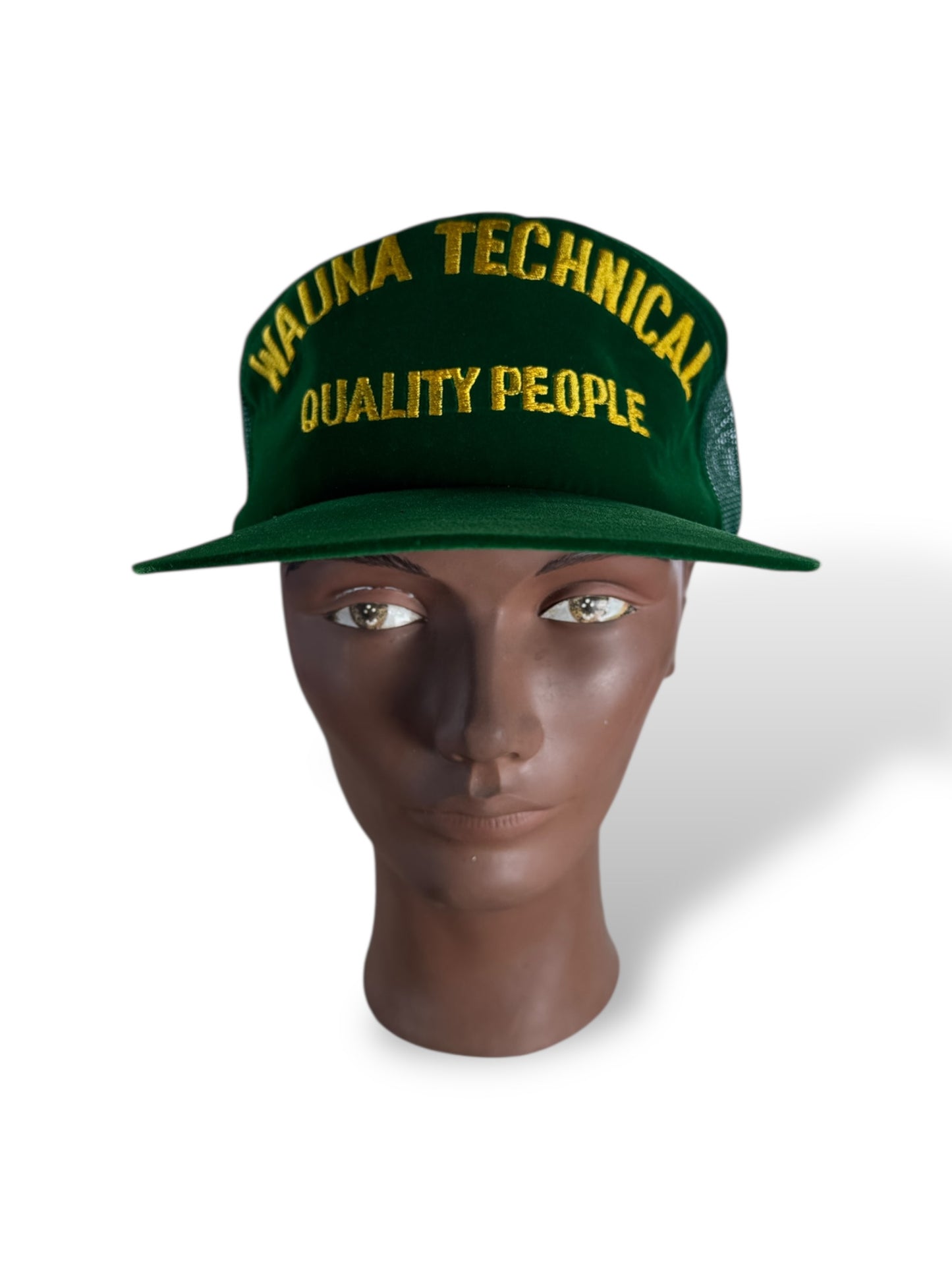 Front of Vintage Wauna Technical Satin Trucker Hat SZ OSFA