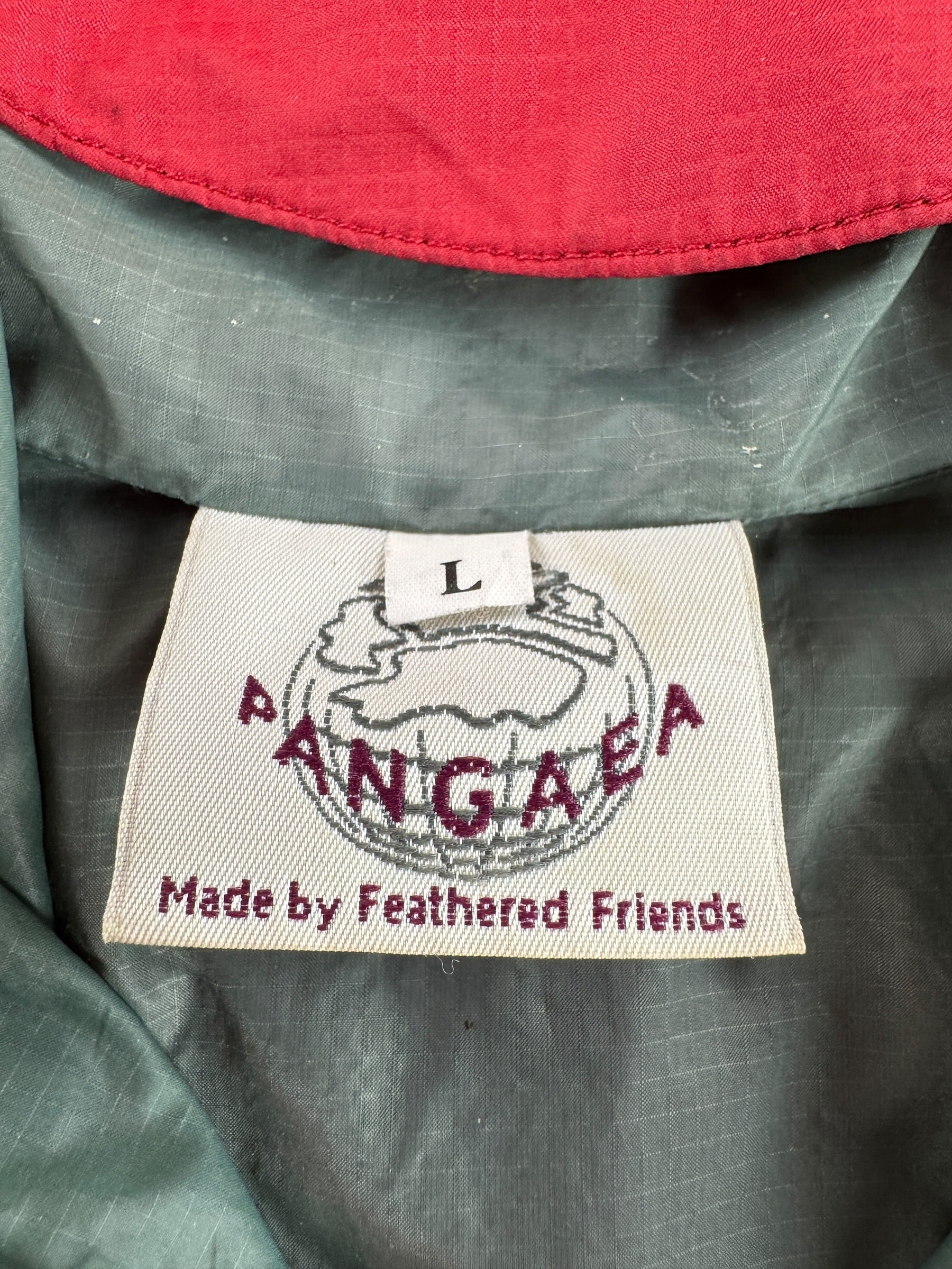 Graphic of Vintage Pangea for Feathered Friends Rain Jacket SZ L