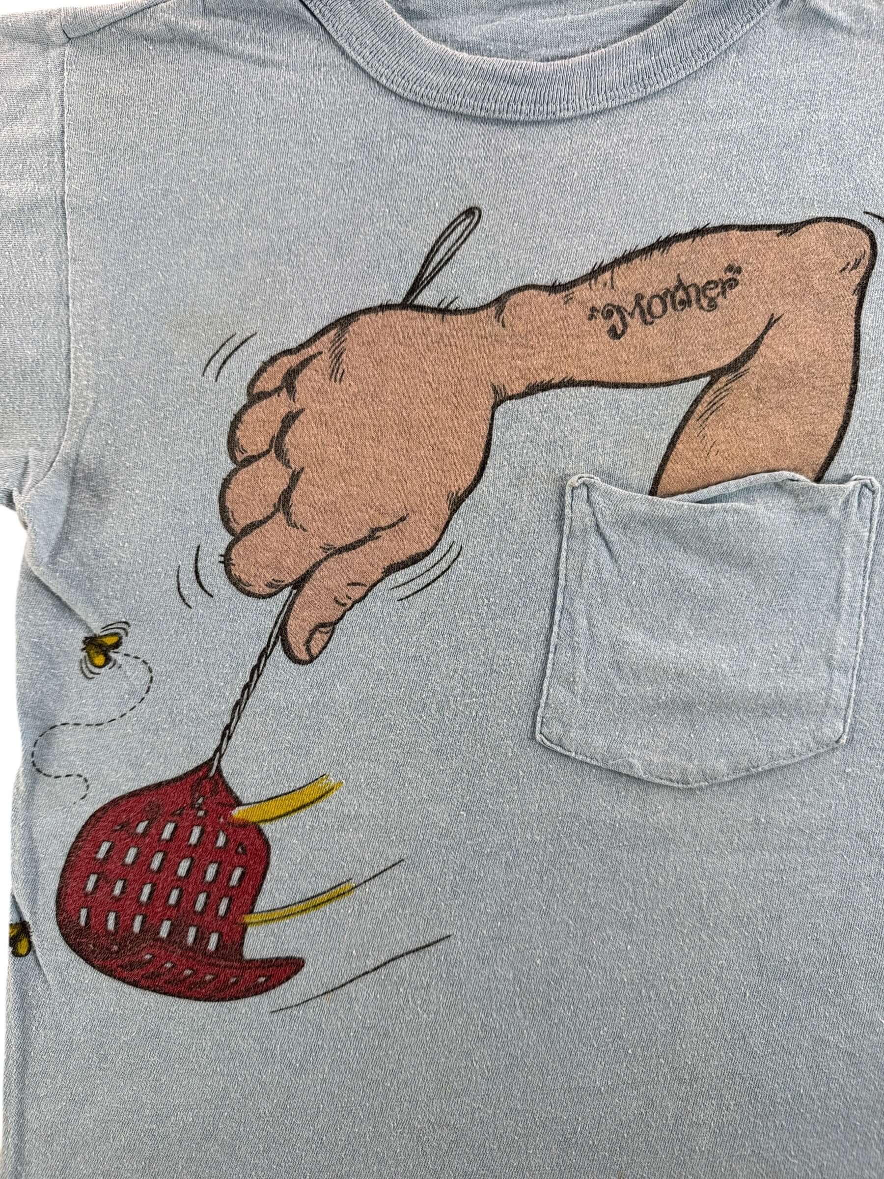 Graphic of Vintage Novelty Mother Pocket Tee SZ XXS