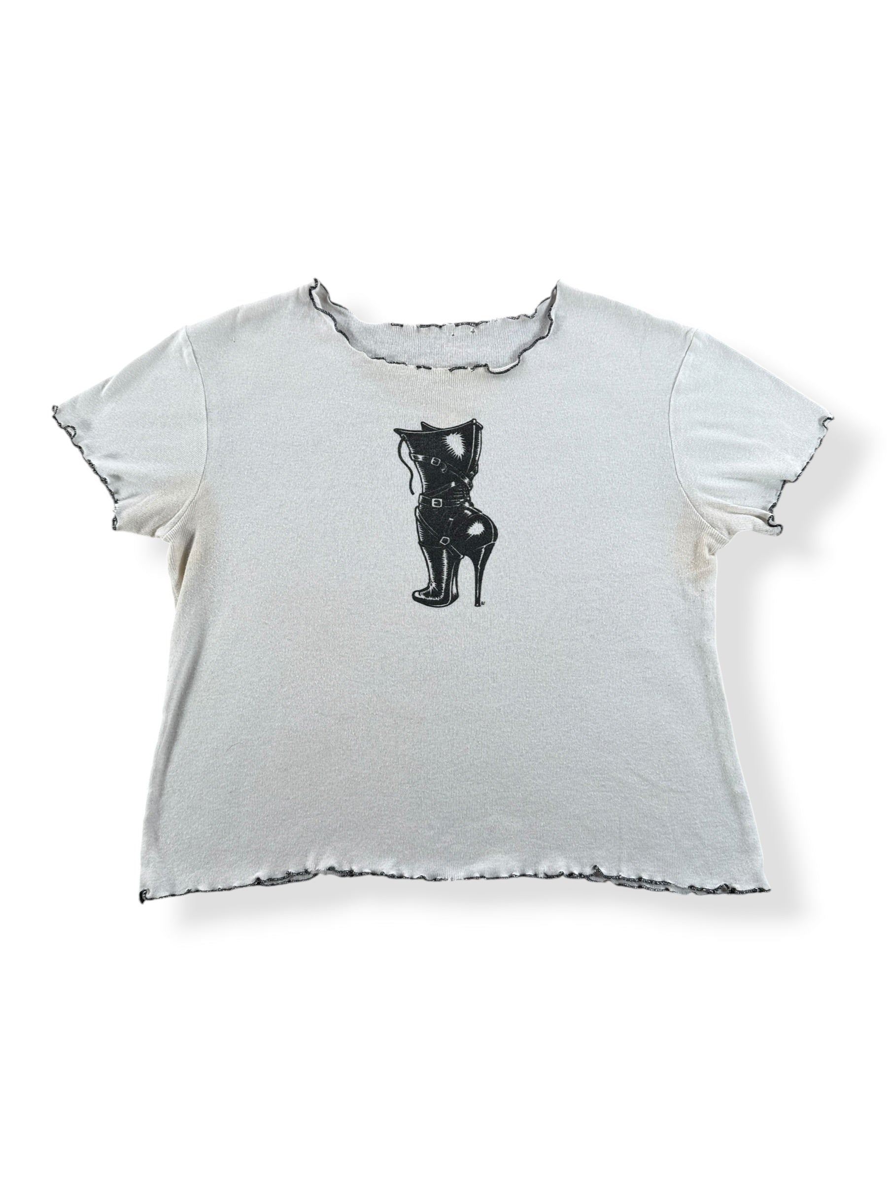 Front of Vintage Leather Pumps Dom Tee SZ S