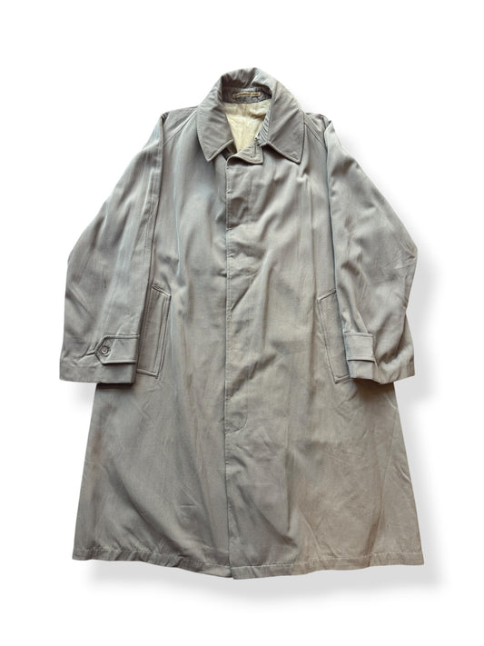 Front of Vintage Wool Gabardine Trench Coat SZ XL
