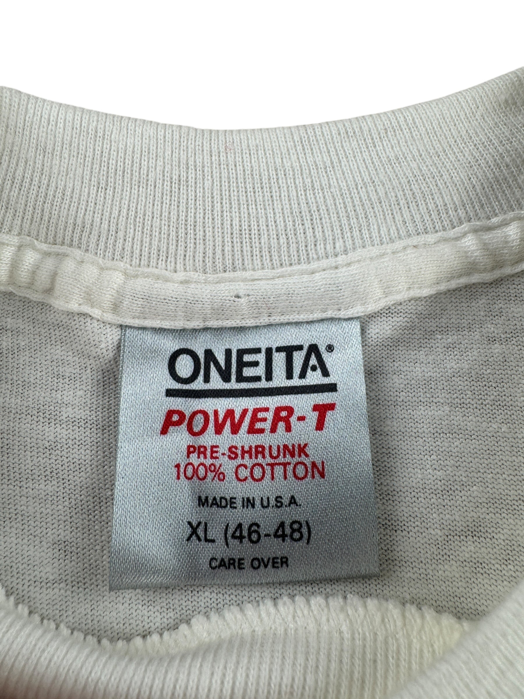 Tag on Vintage Lincoln Lynx 59 High School Reunion Tee SZ XL