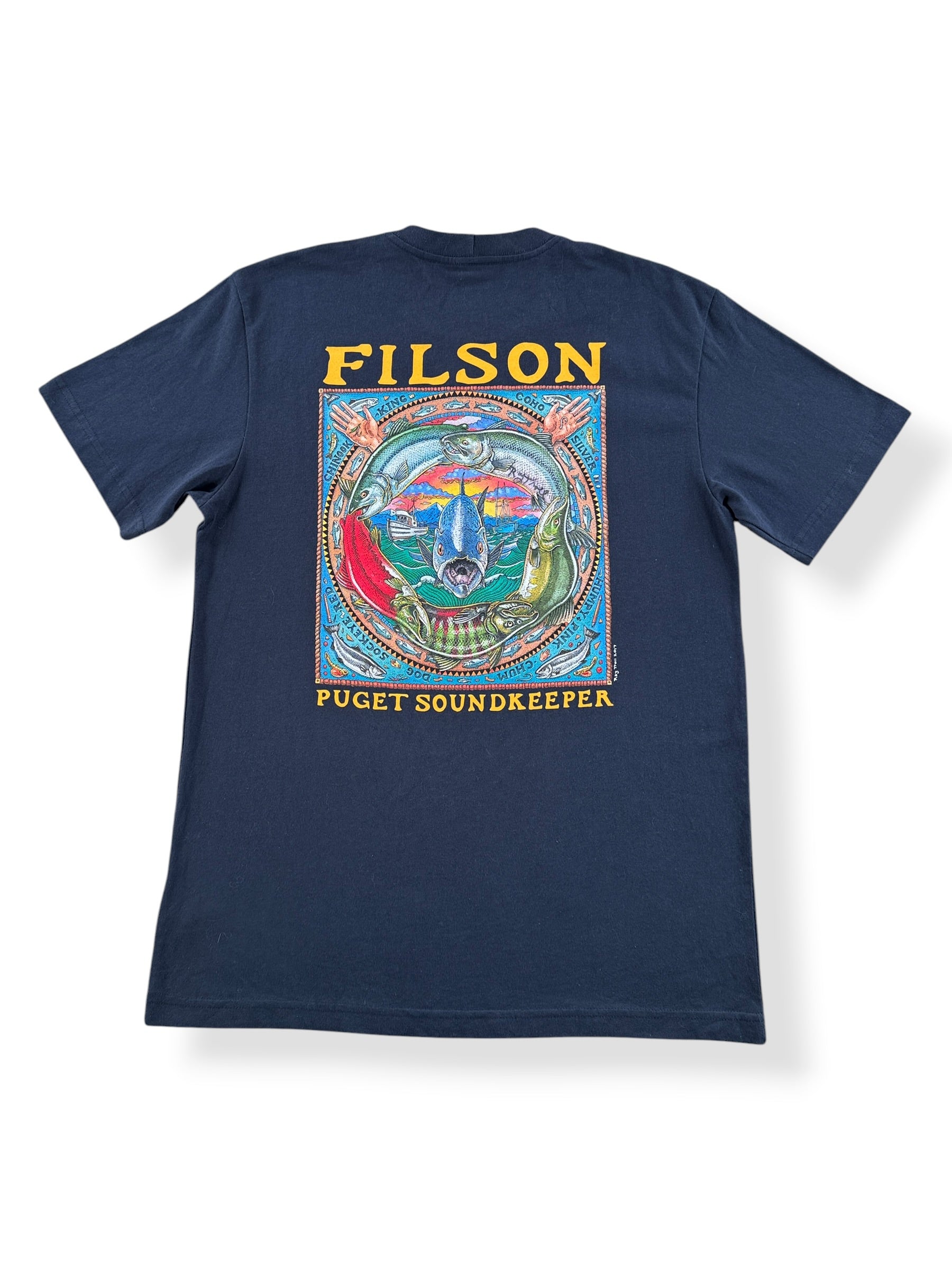 Front of Filson Ray Troll Tee SZ M