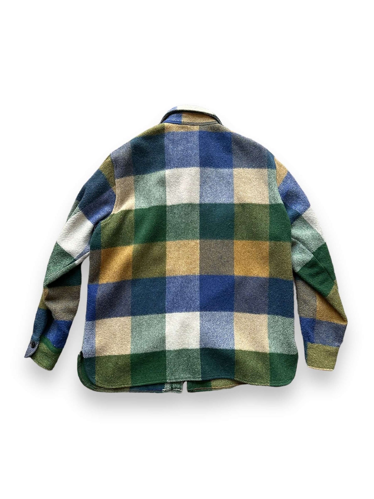 back of Vintage Penneys Towncraft CPO Flannel SZ M