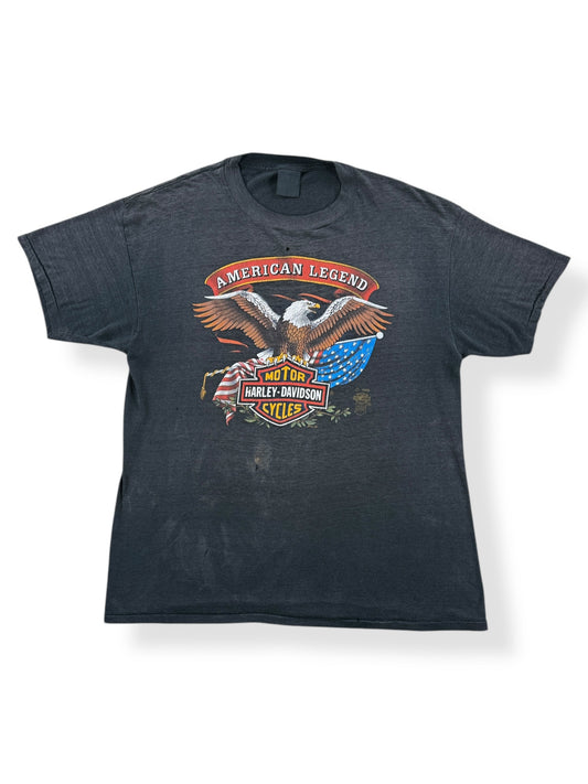 Front of Vintage 1985 Harley Davidson American Legend Tee SZ L