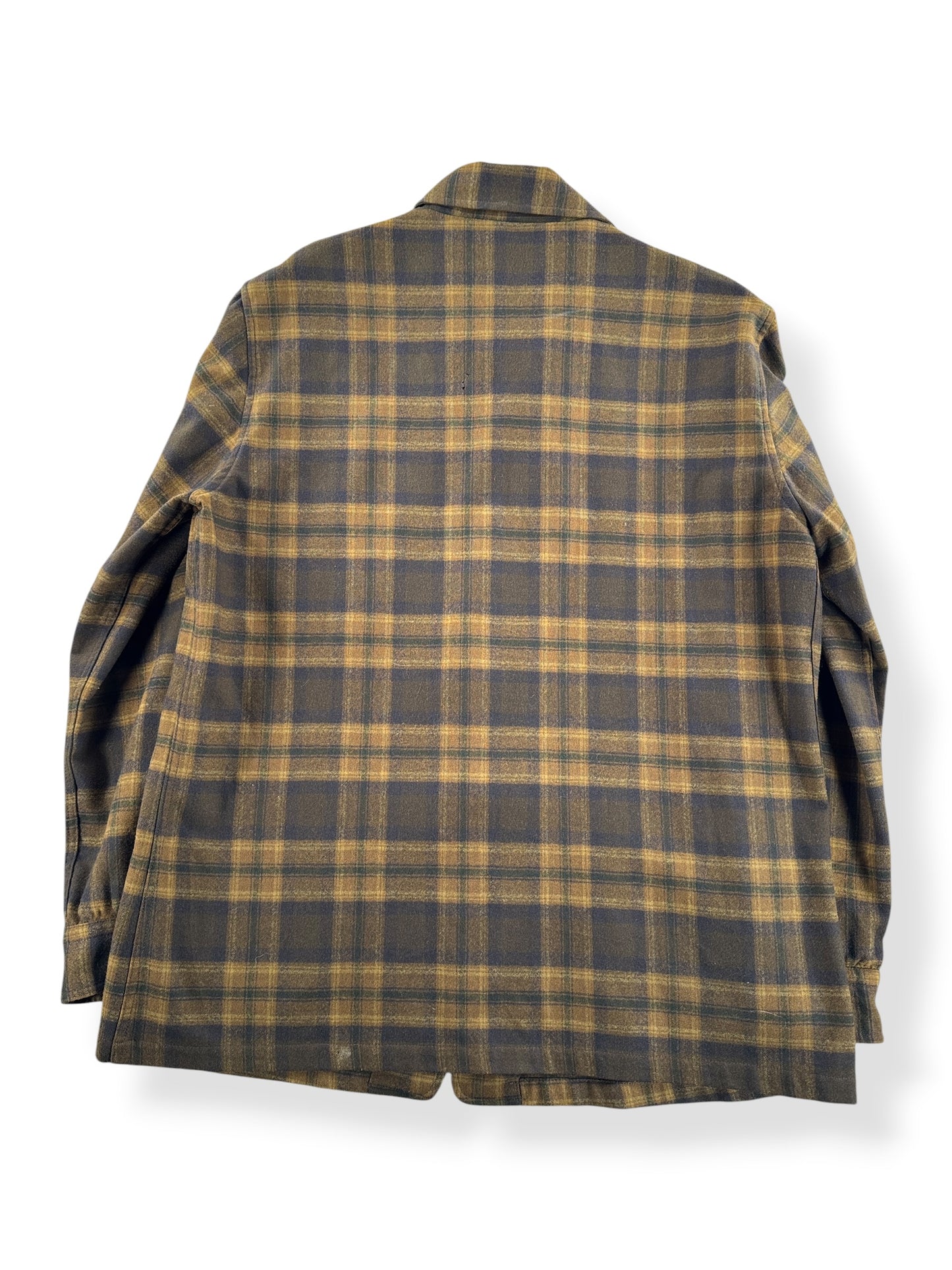 Back of Vintage Pendelton Wool Chore Coat SZ XL