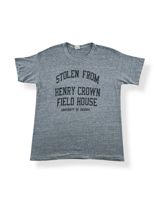 Front of Vintage Henry Crown Field House Univ of Chicago Tee SZ M AS IS