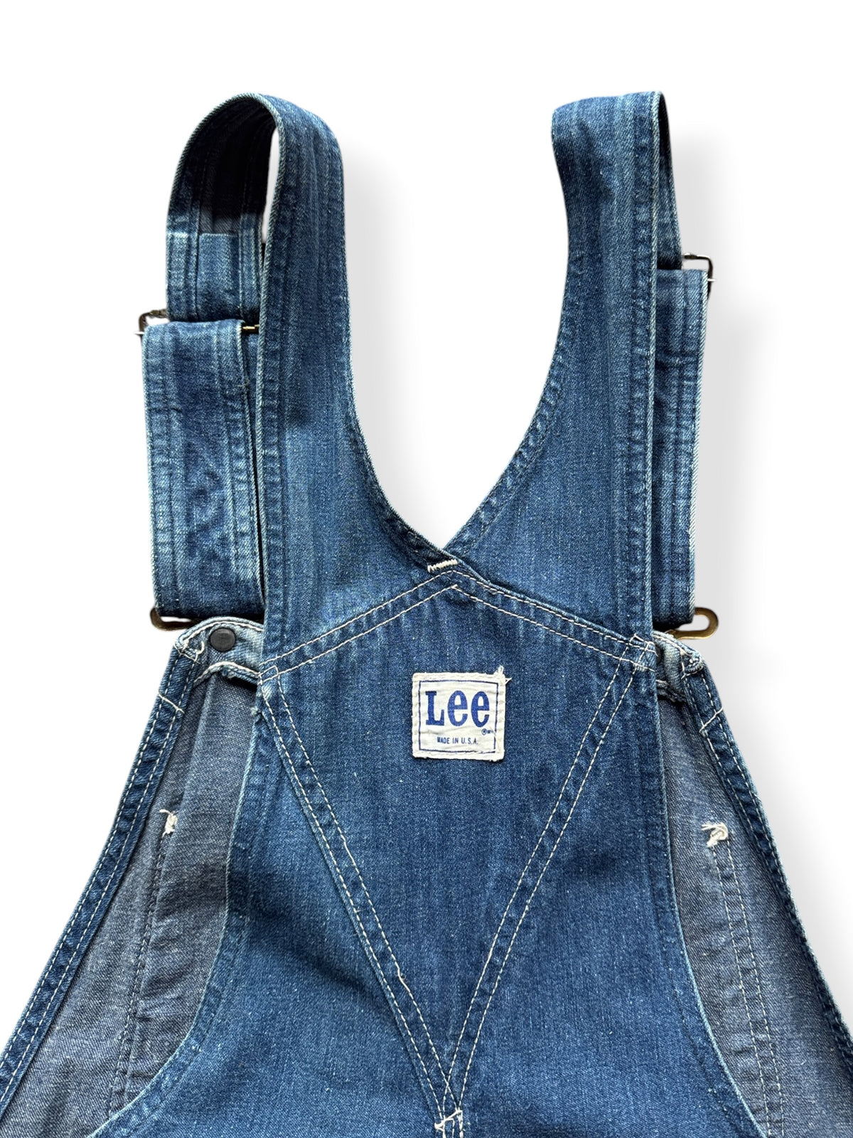 Back of Vintage Lee Overalls W33