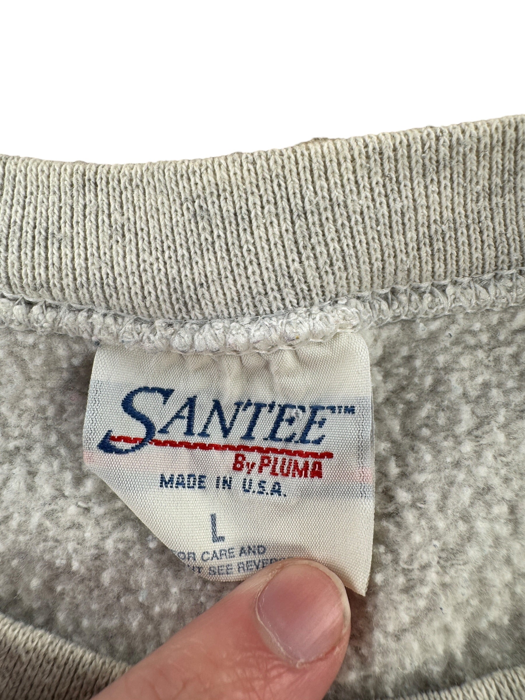 Tag on Vintage WSU Crewneck SZ L