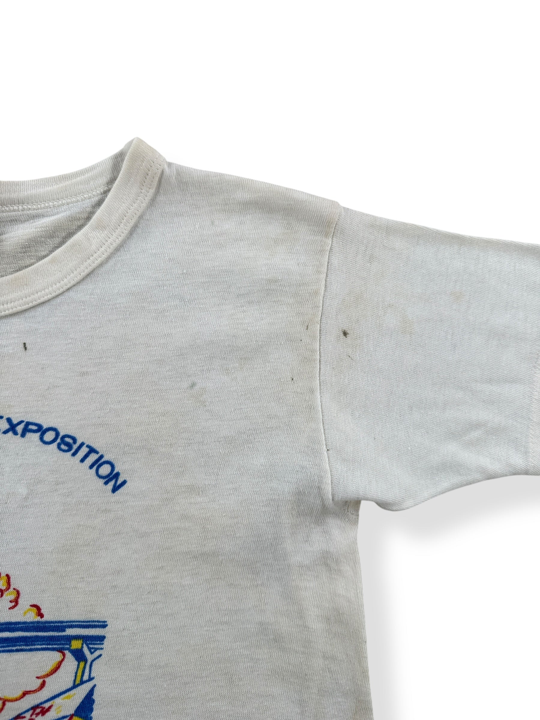 Stains on Vintage Seattle World's Fair Tee SZ Youth L (Fits Adult XS)