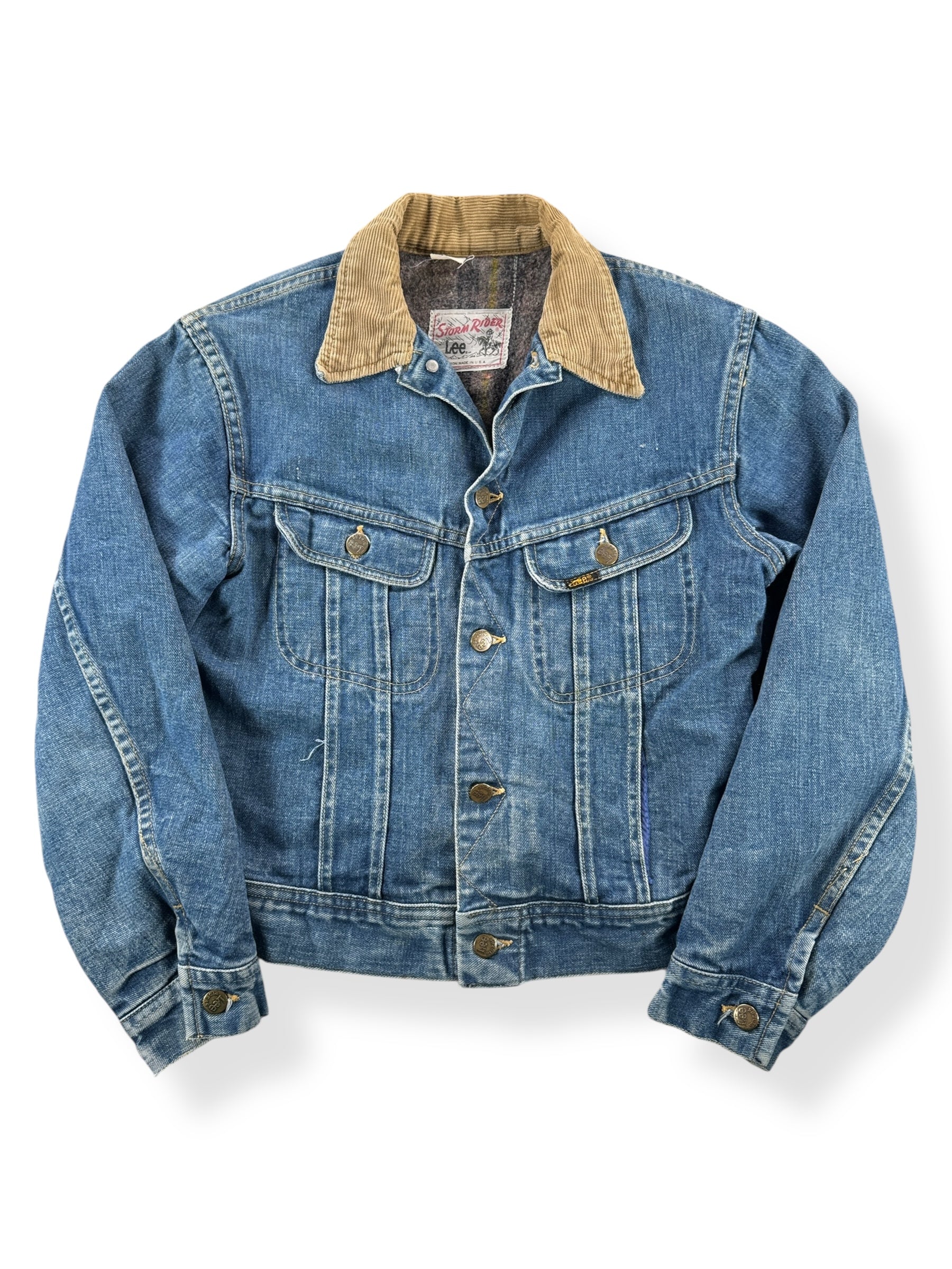 Front of Vintage 70s Era Lee Storm Rider Jacket SZ S