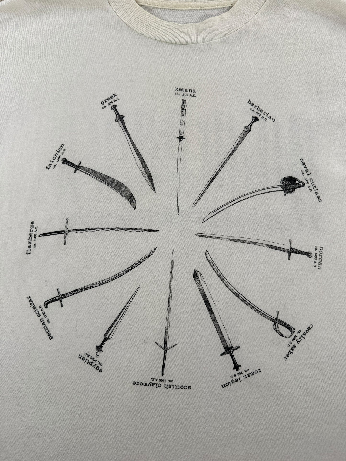 Graphic of Vintage Highlander Sword Tee SZ L