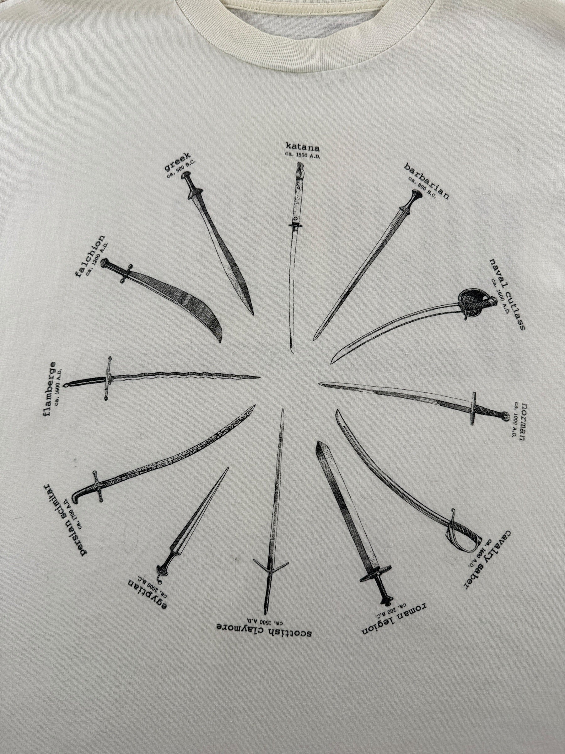 Graphic of Vintage Highlander Sword Tee SZ L